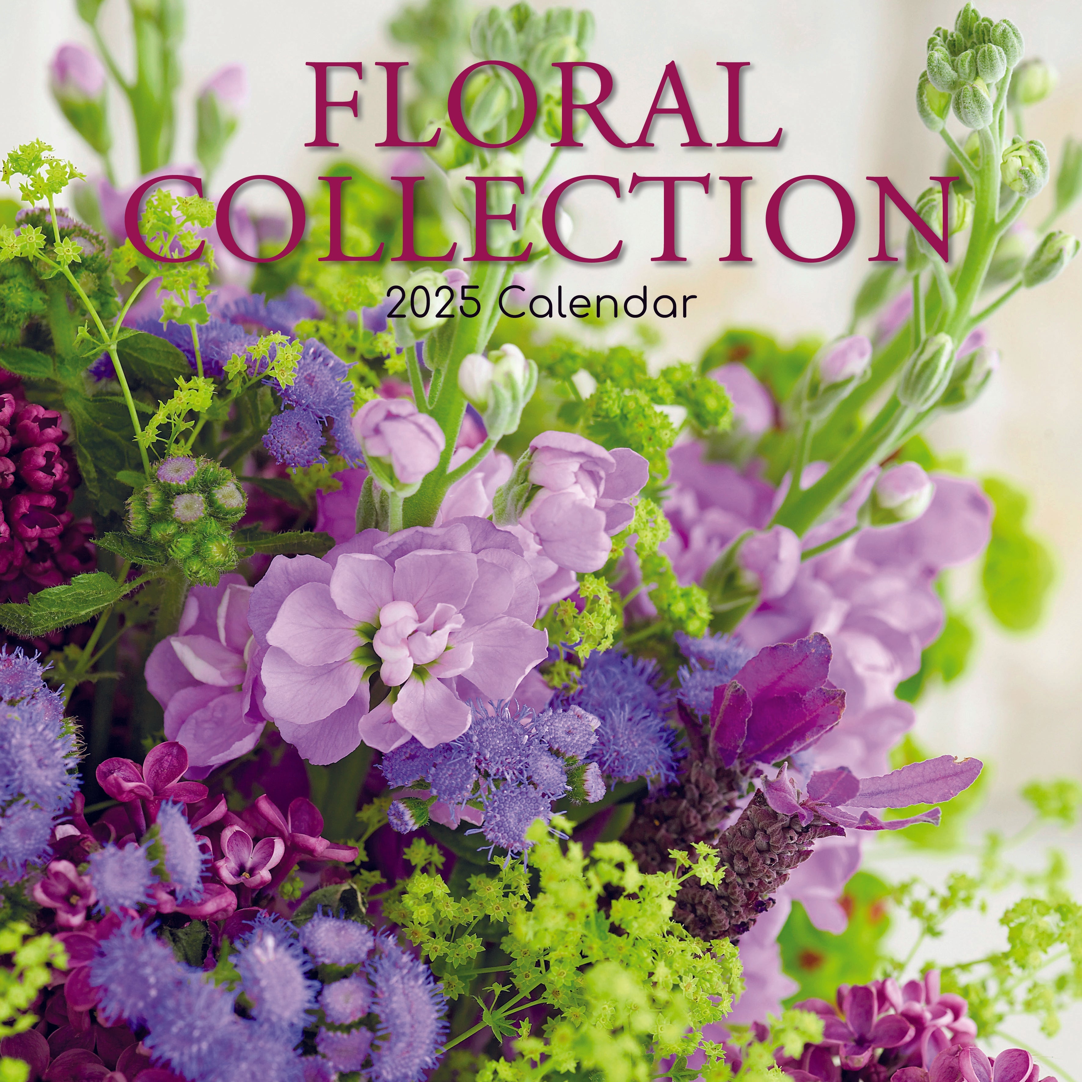 2025 Floral Collection - Square Wall Calendar