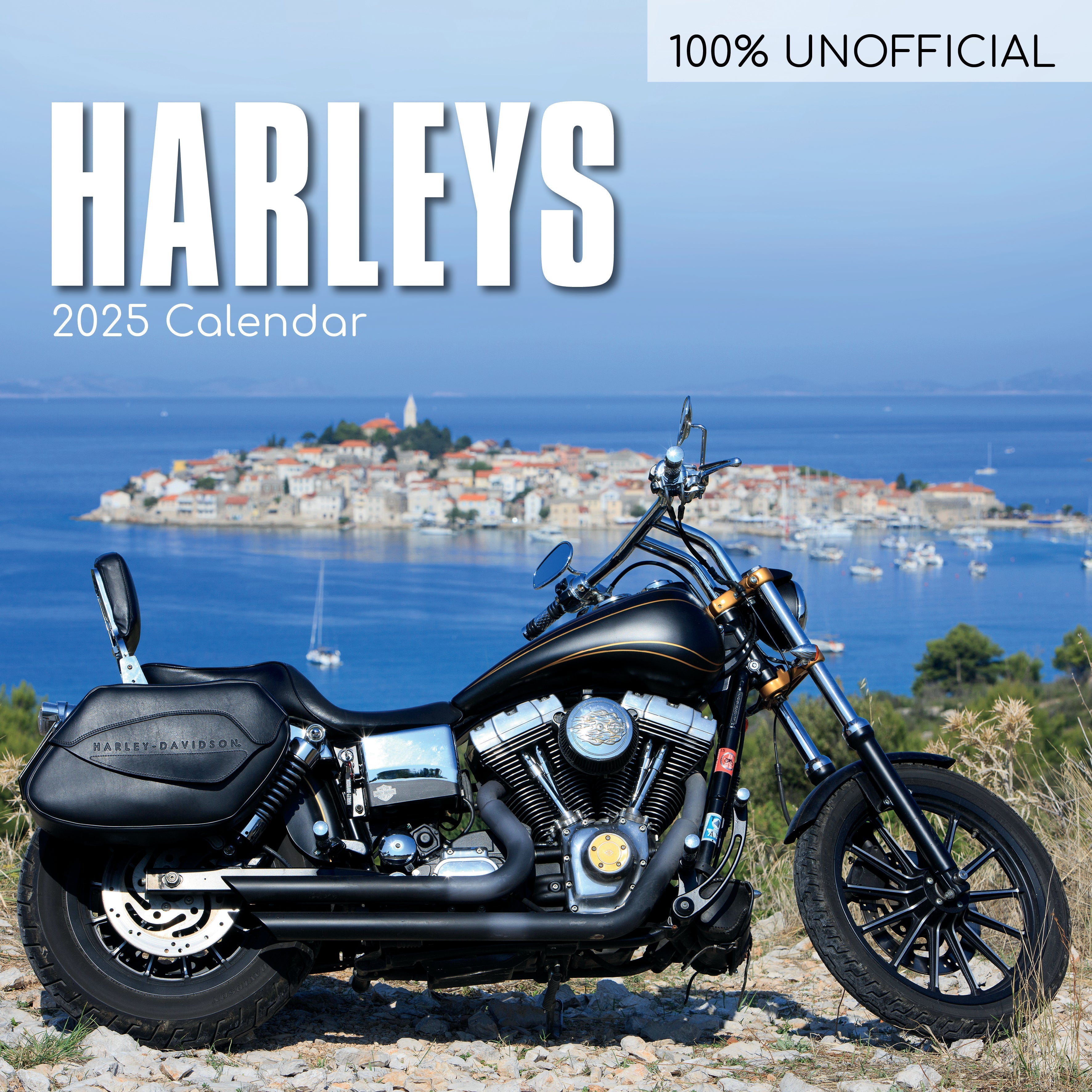 2025 Harleys - Square Wall Calendar