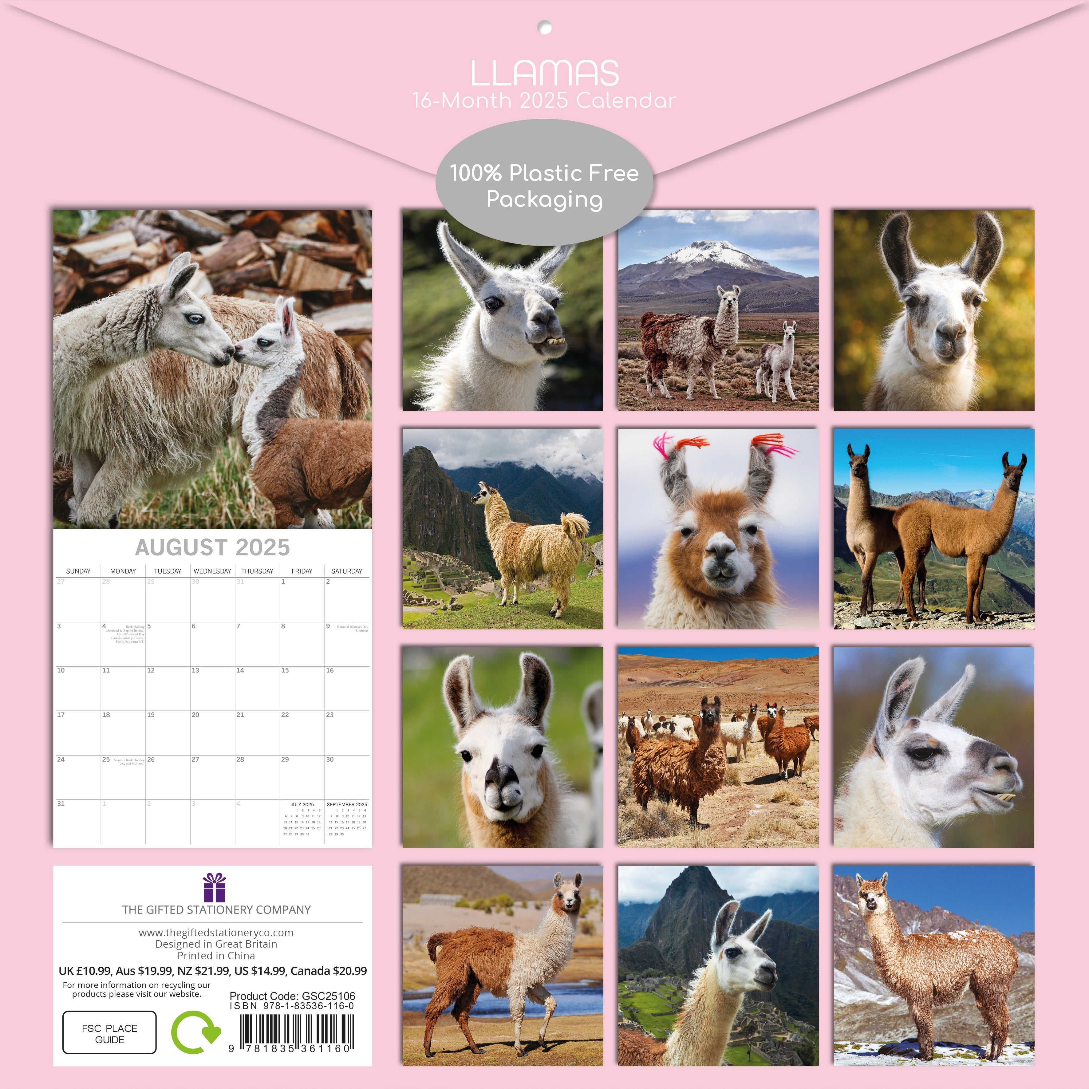 2025 Llama Calendar