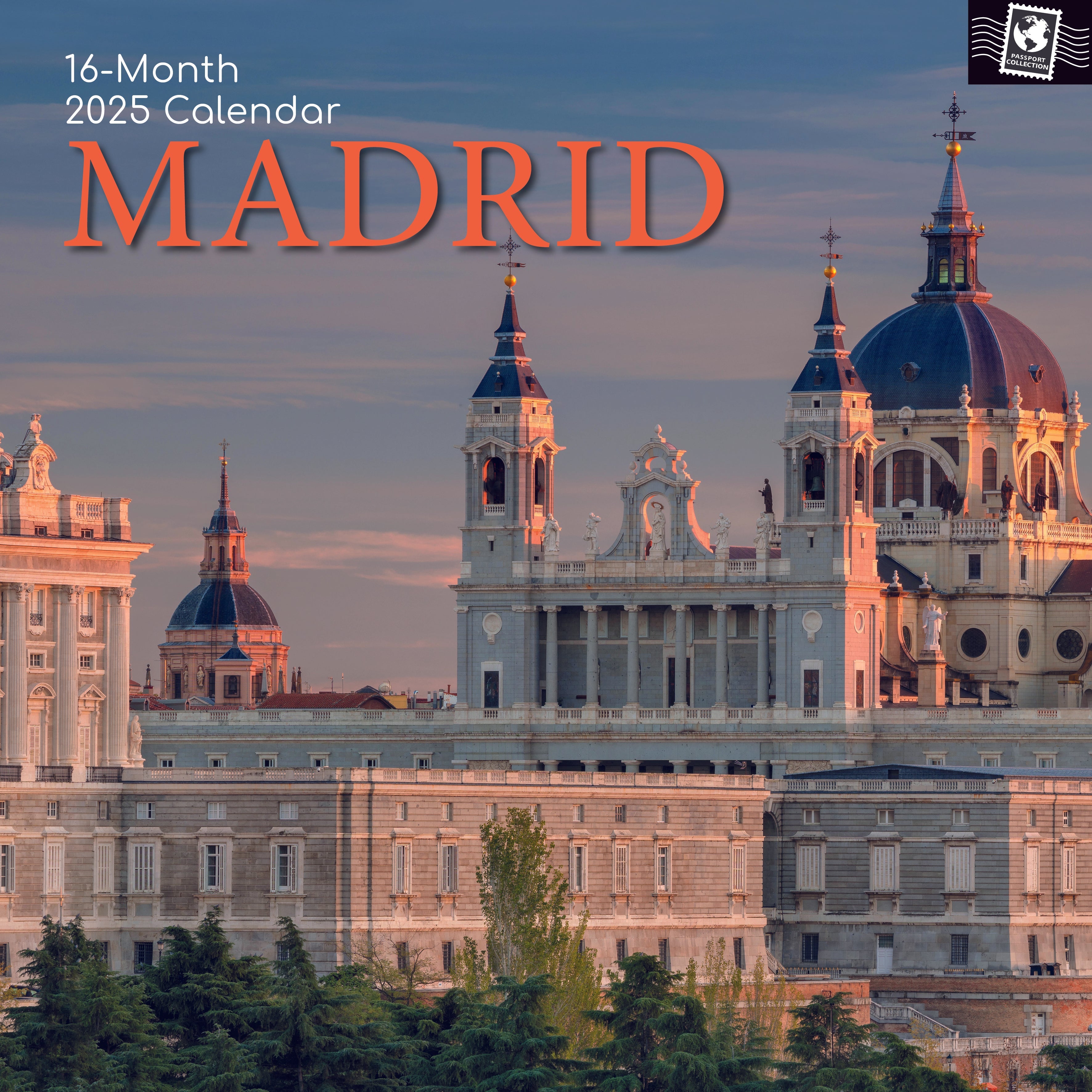 2025 Madrid - Square Wall Calendar