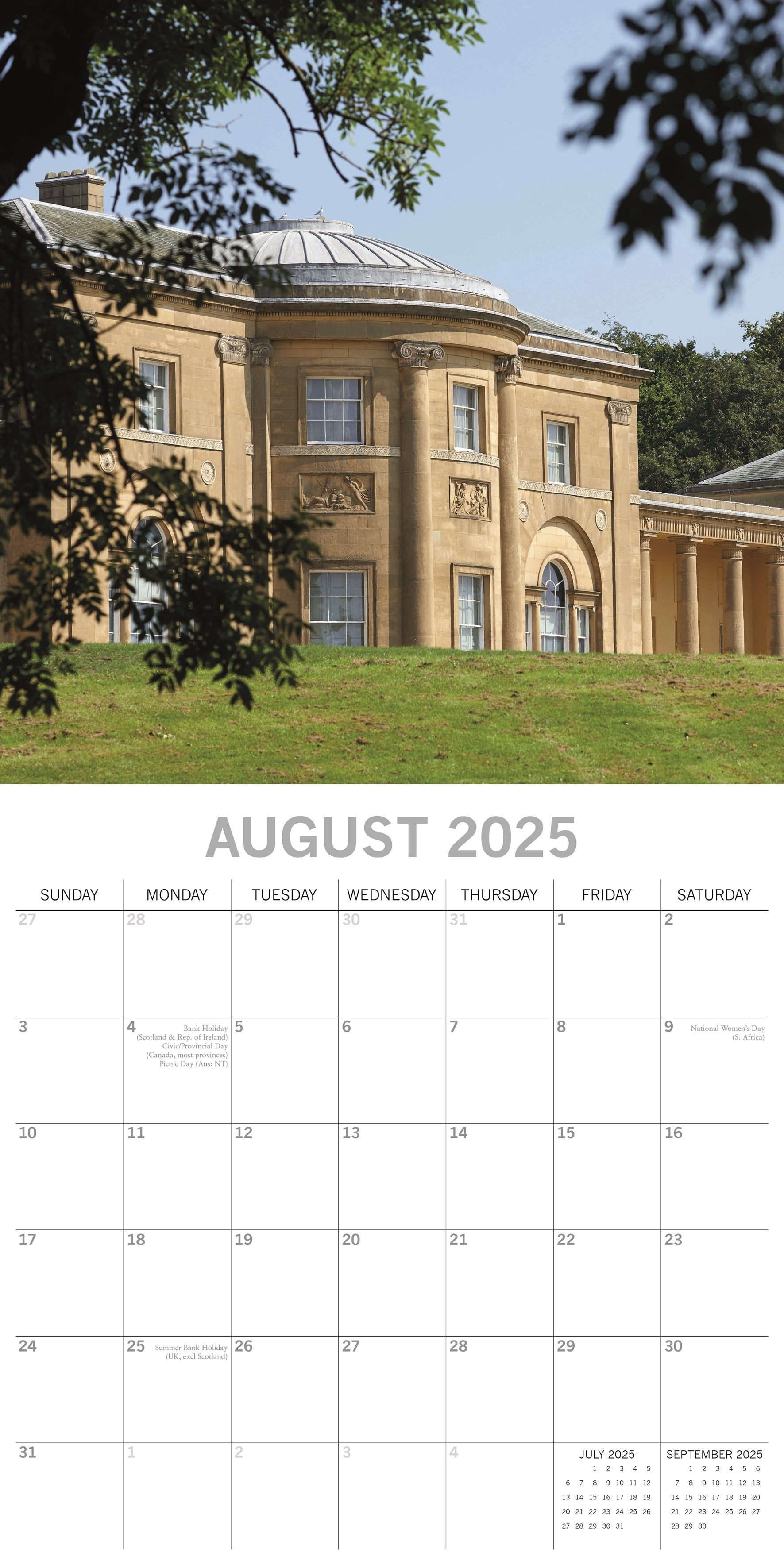 2025 Manchester - Square Wall Calendar