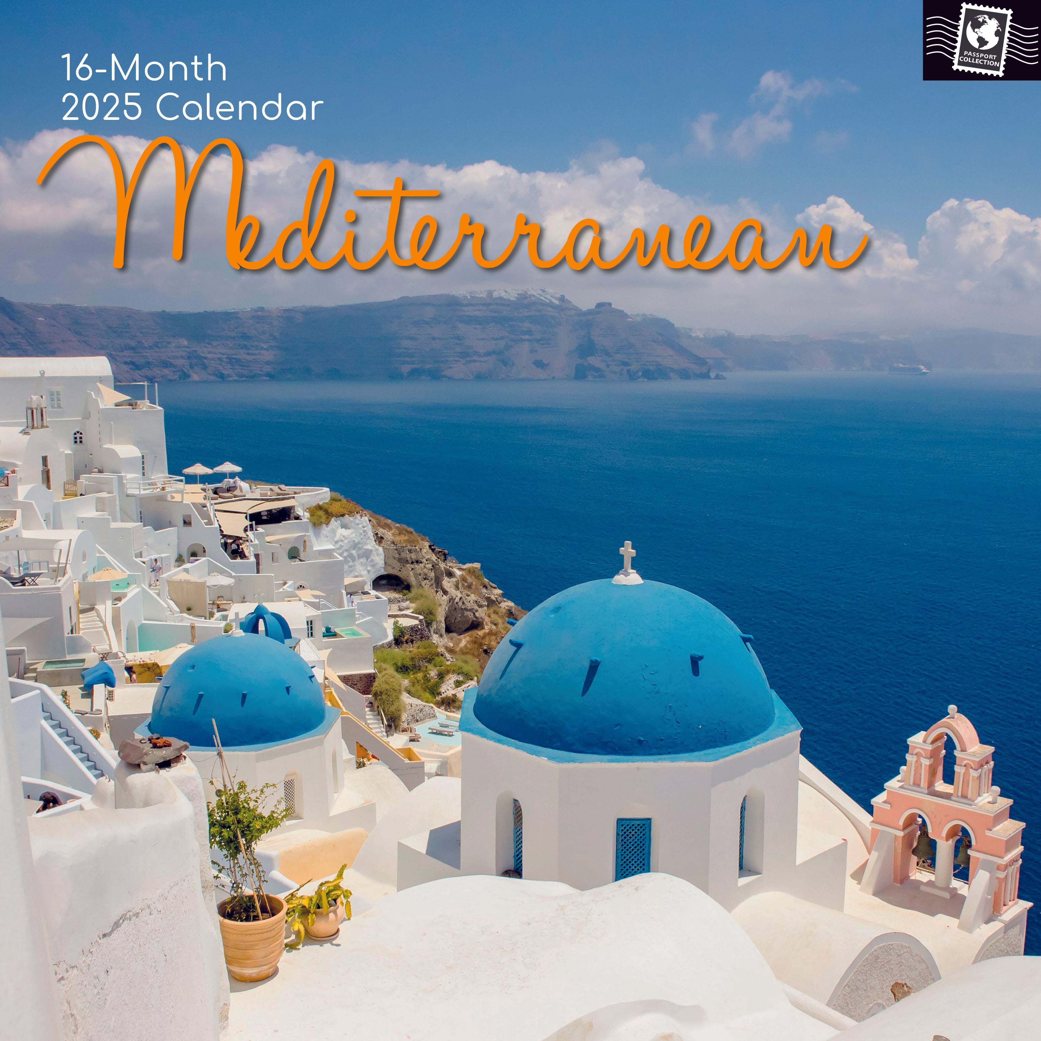 2025 Mediterranean - Square Wall Calendar