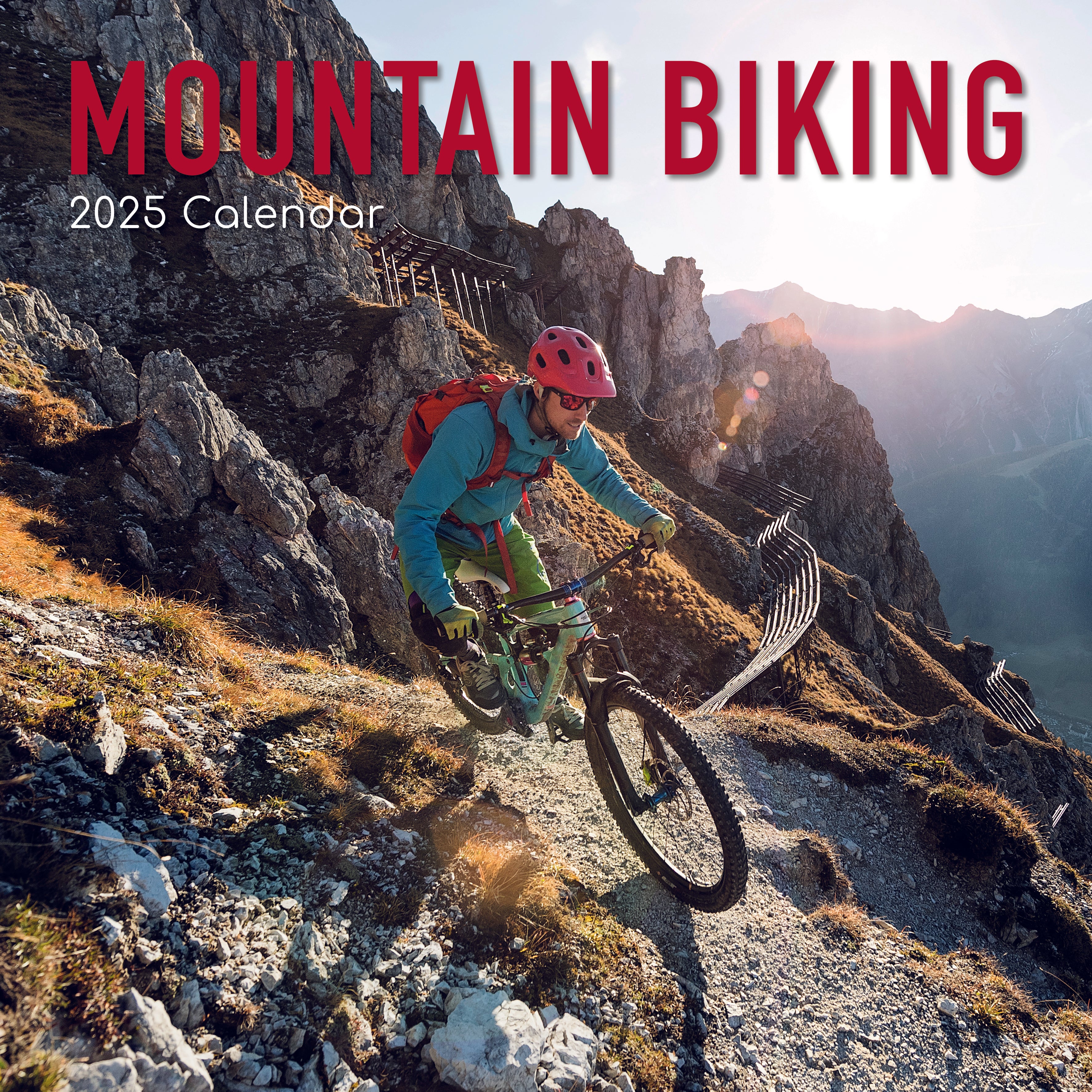 2025 Mountain Biking - Square Wall Calendar