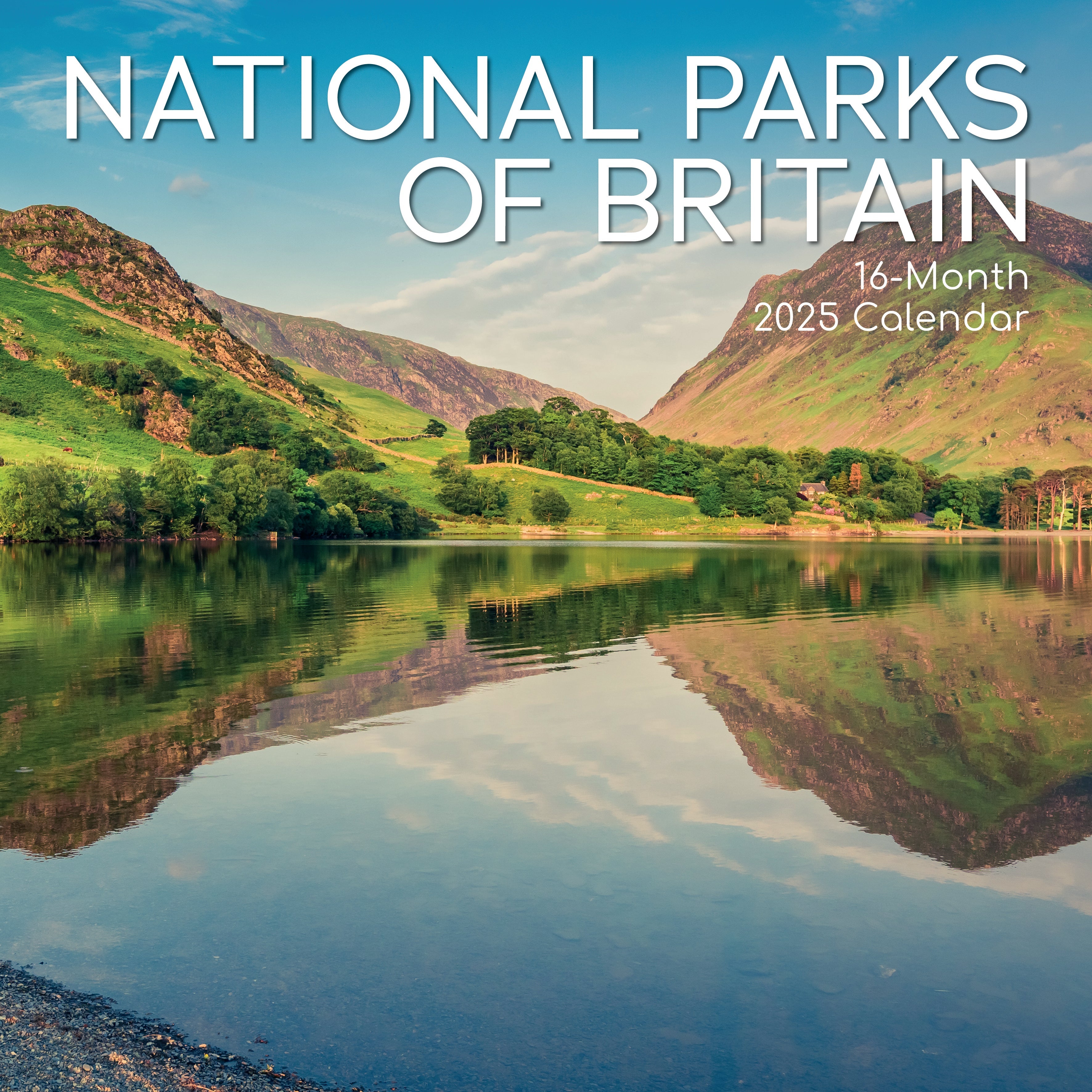 2025 National Parks of Britain - Square Wall Calendar