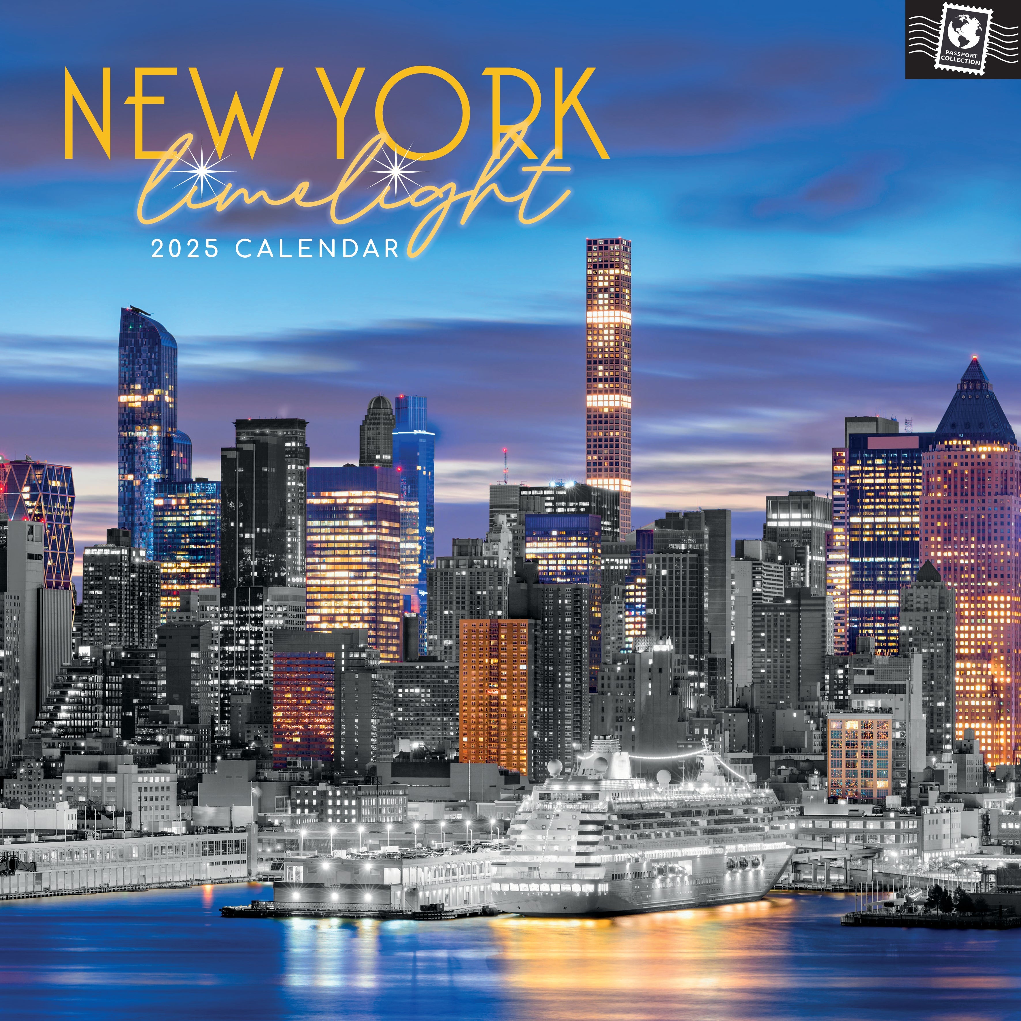 2025 New York Limelight - Square Wall Calendar