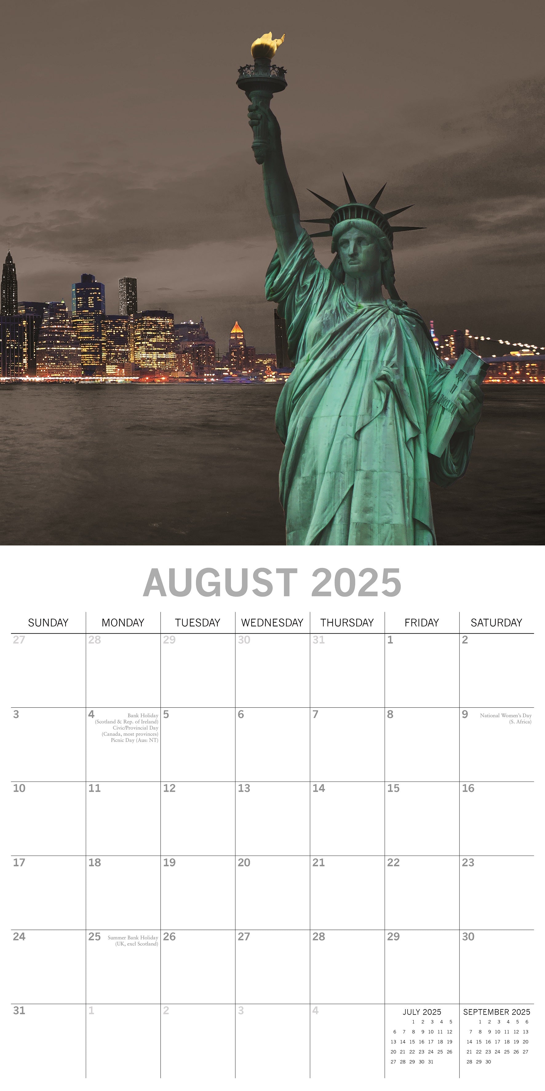 2025 New York Limelight - Square Wall Calendar