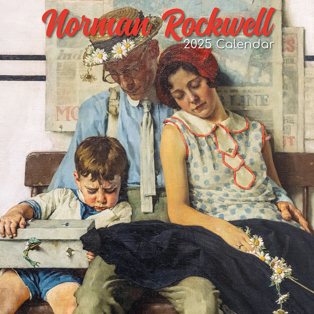 2025 Norman Rockwell - Square Wall Calendar