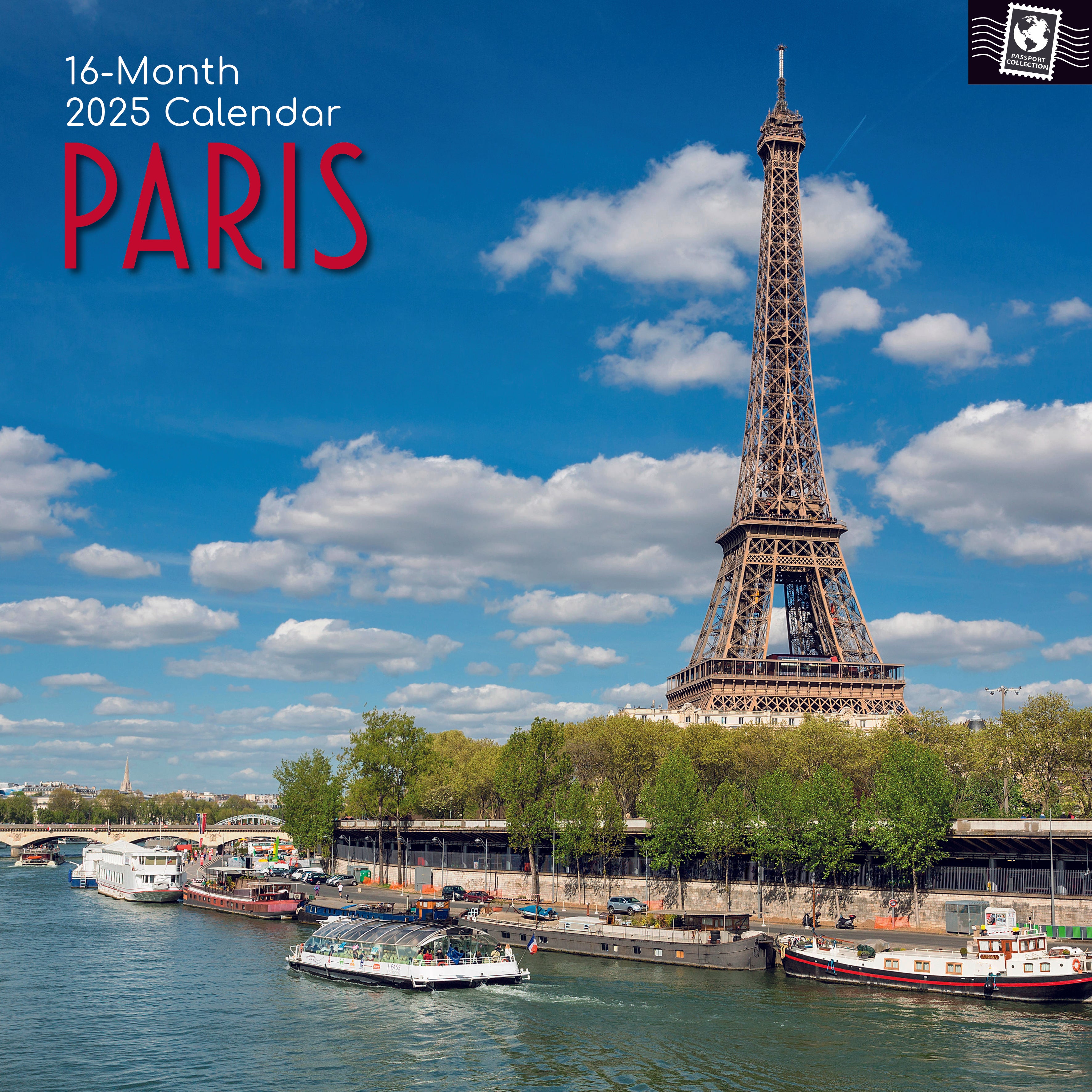 2025 Paris - Square Wall Calendar