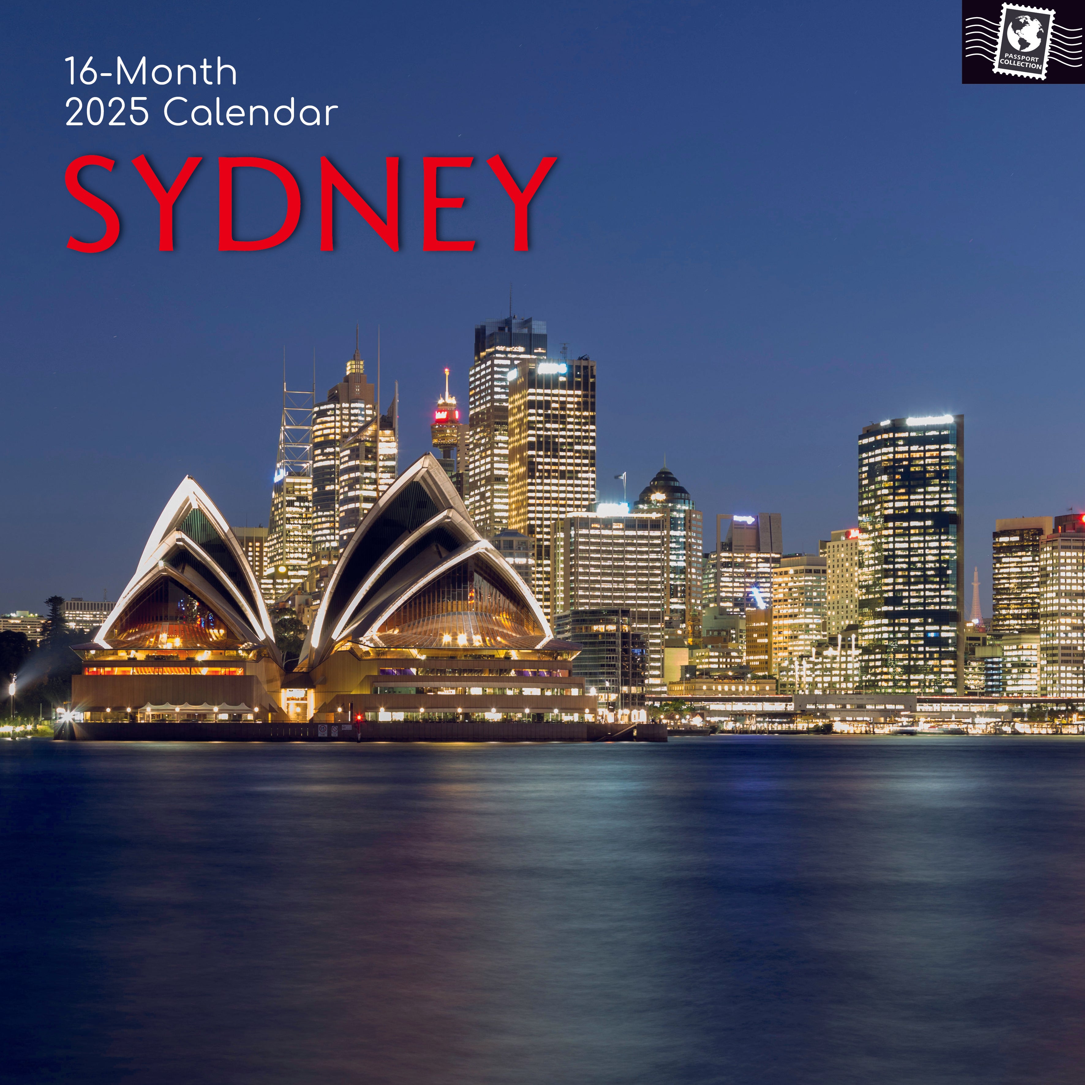 2025 Sydney - Square Wall Calendar