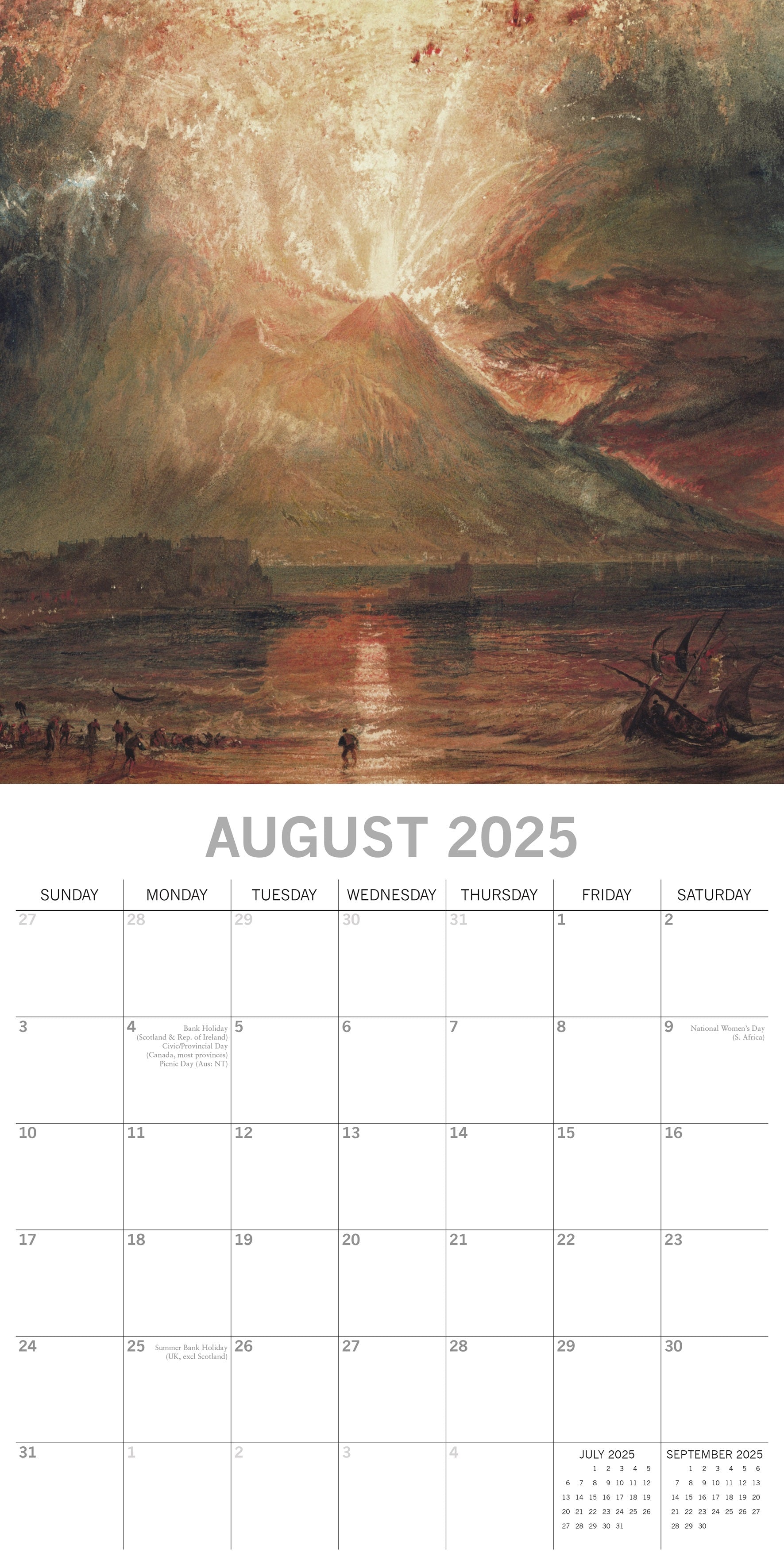 2025 Turner - Square Wall Calendar