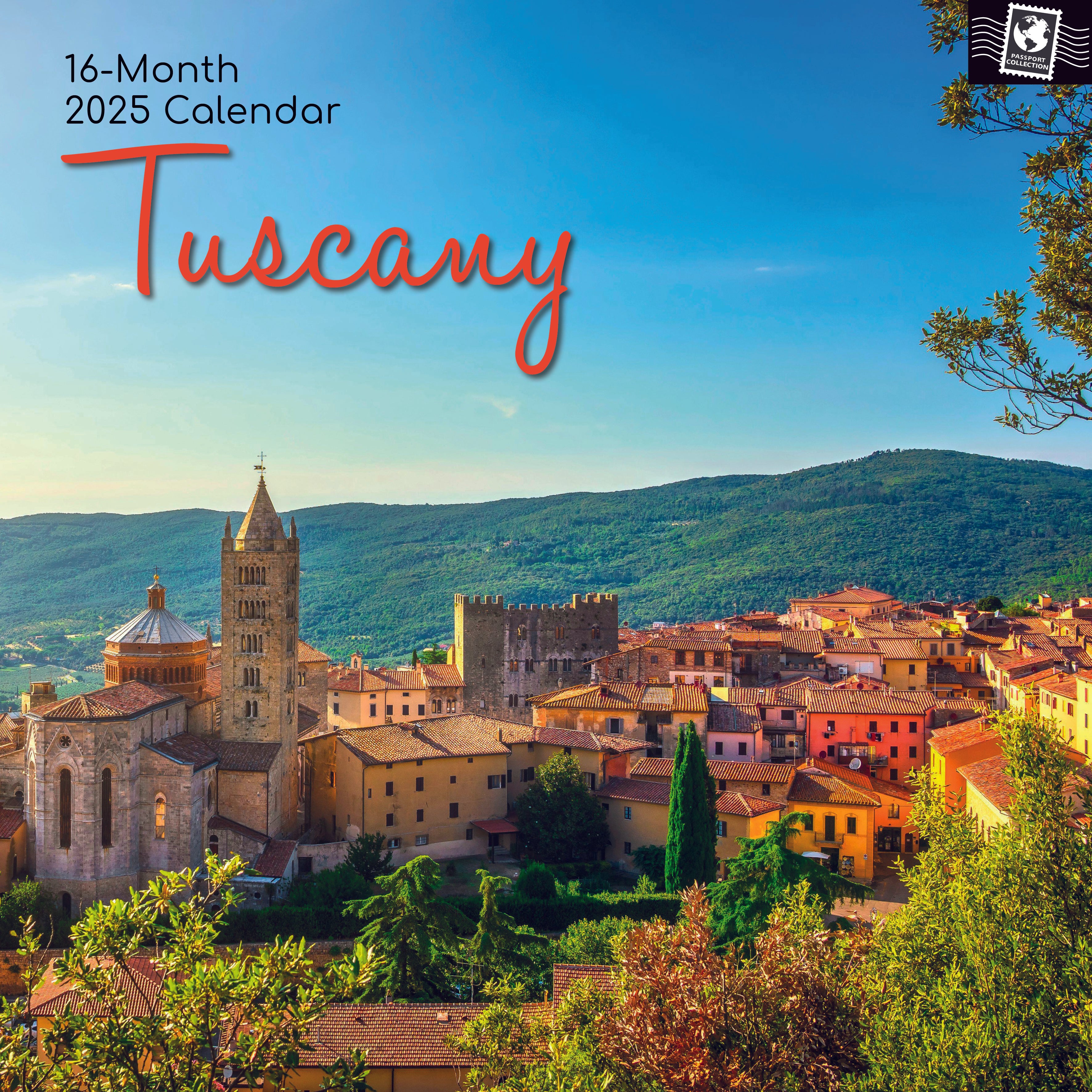 2025 Tuscany - Square Wall Calendar