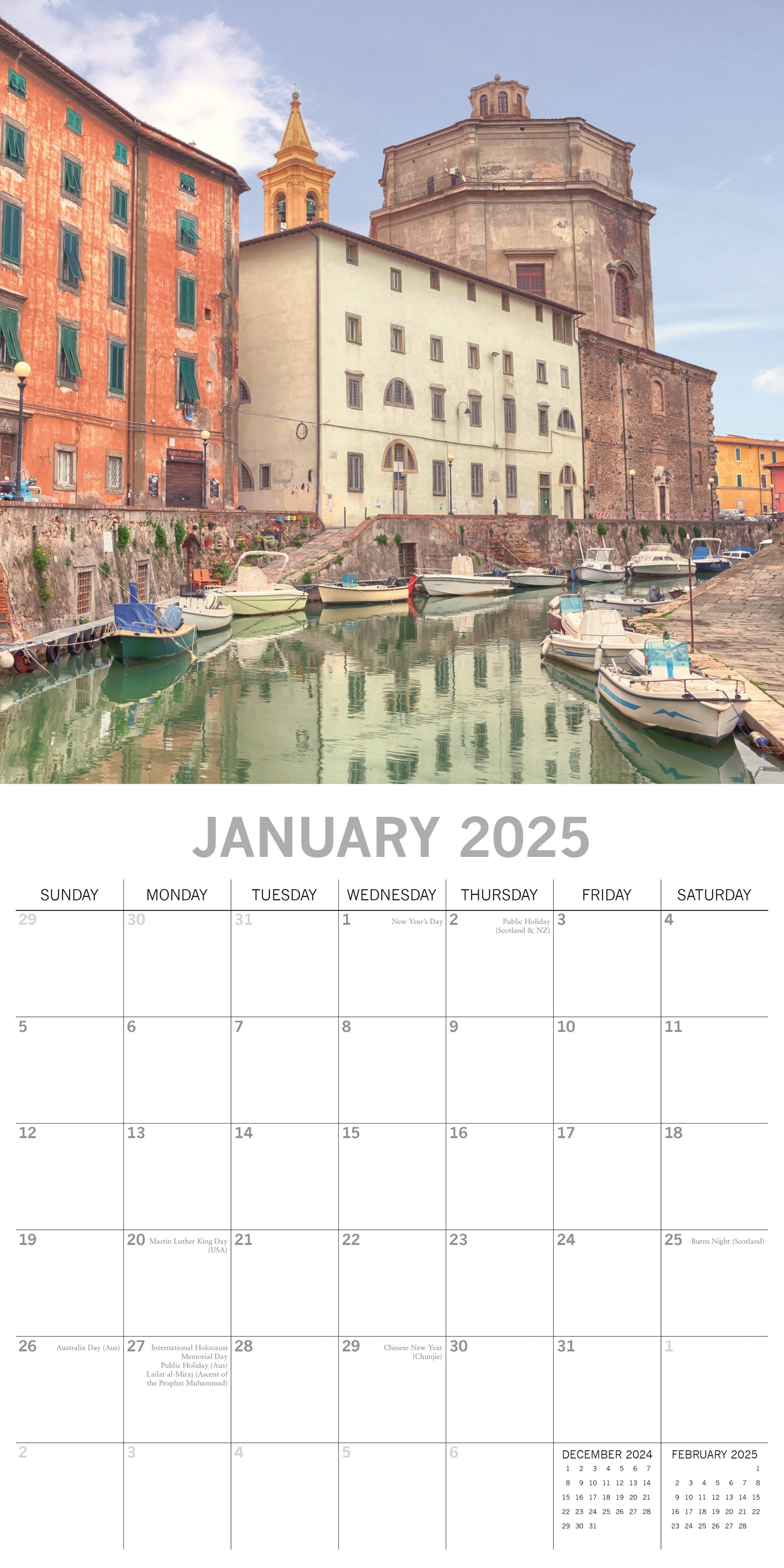 2025 Tuscany - Square Wall Calendar