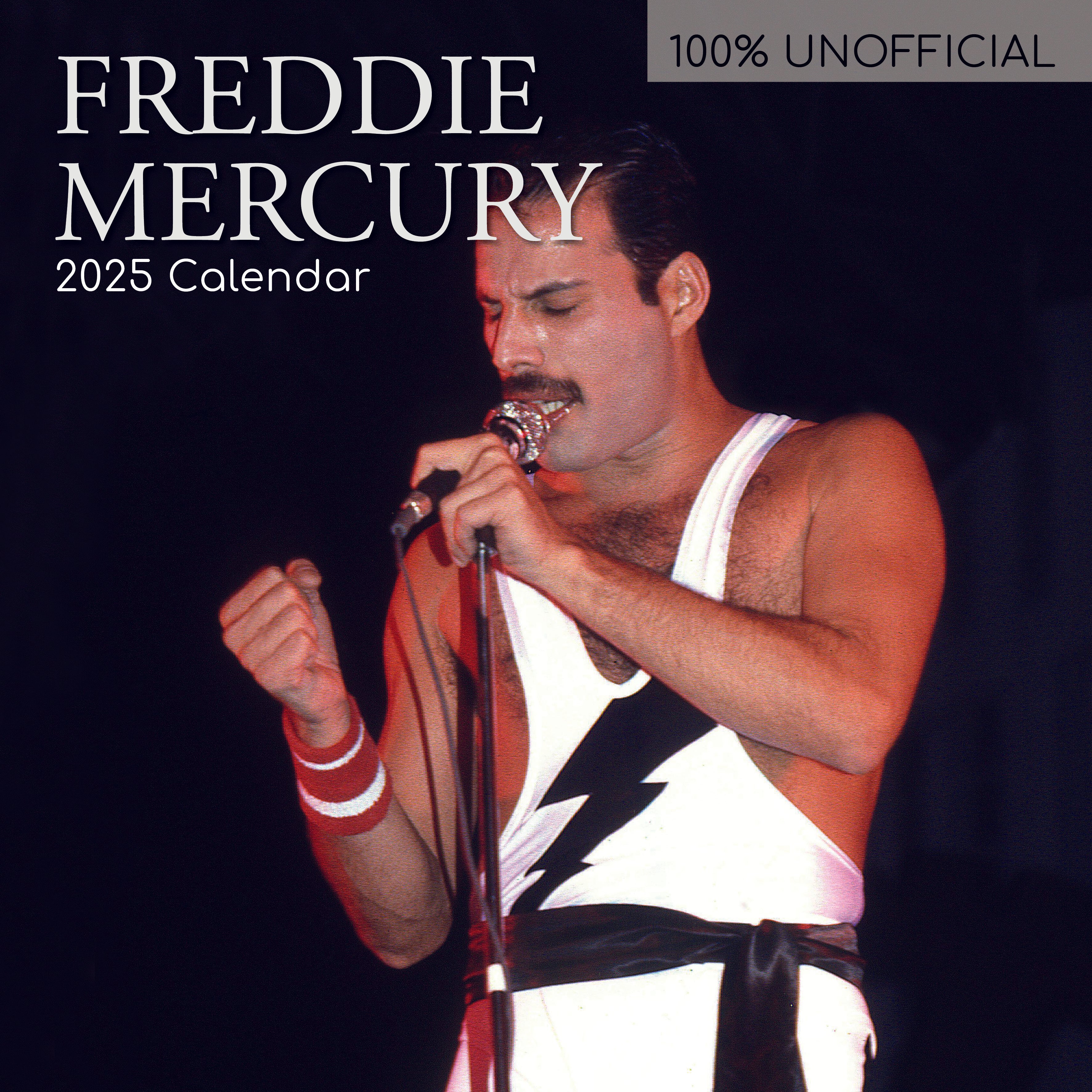 2025 Freddie Mercury - Square Wall Calendar