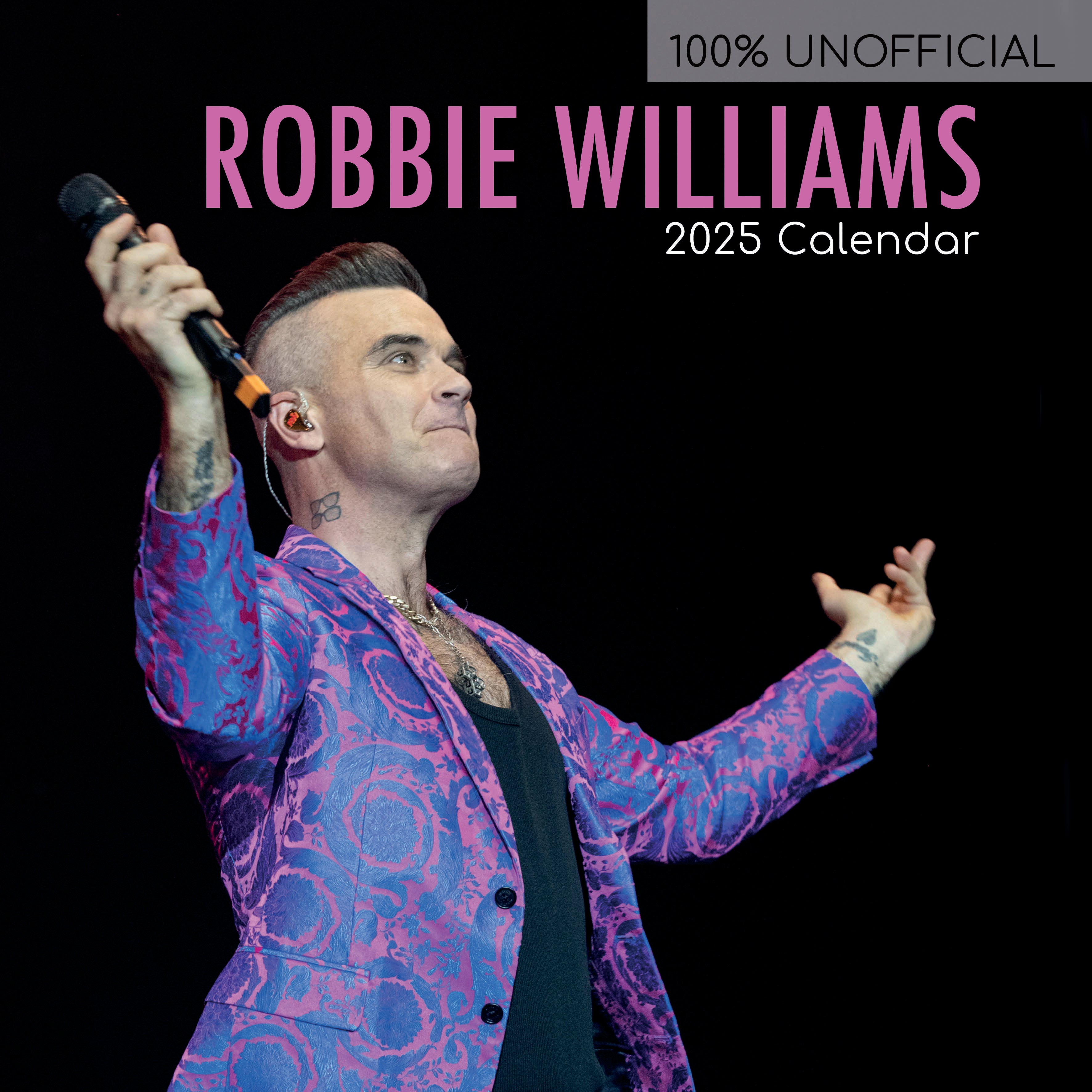 2025 Robbie Williams - Square Wall Calendar