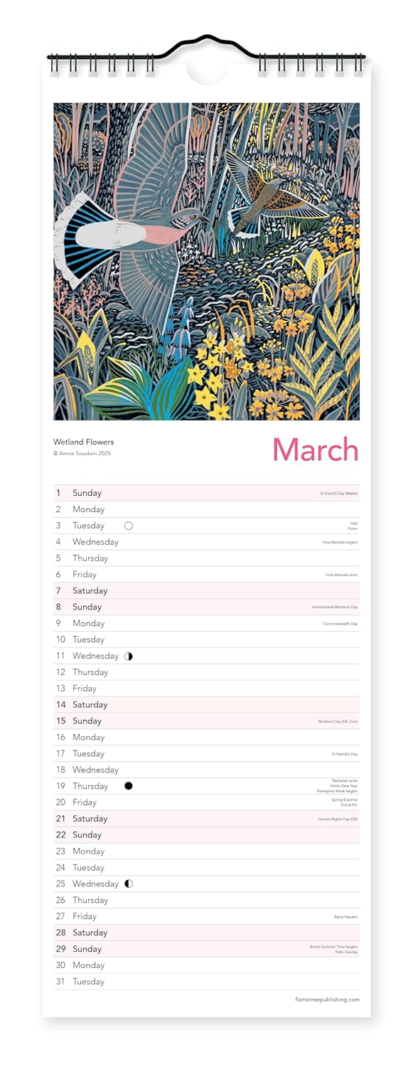 2026 Annie Soudain - Slim Wall Calendar
