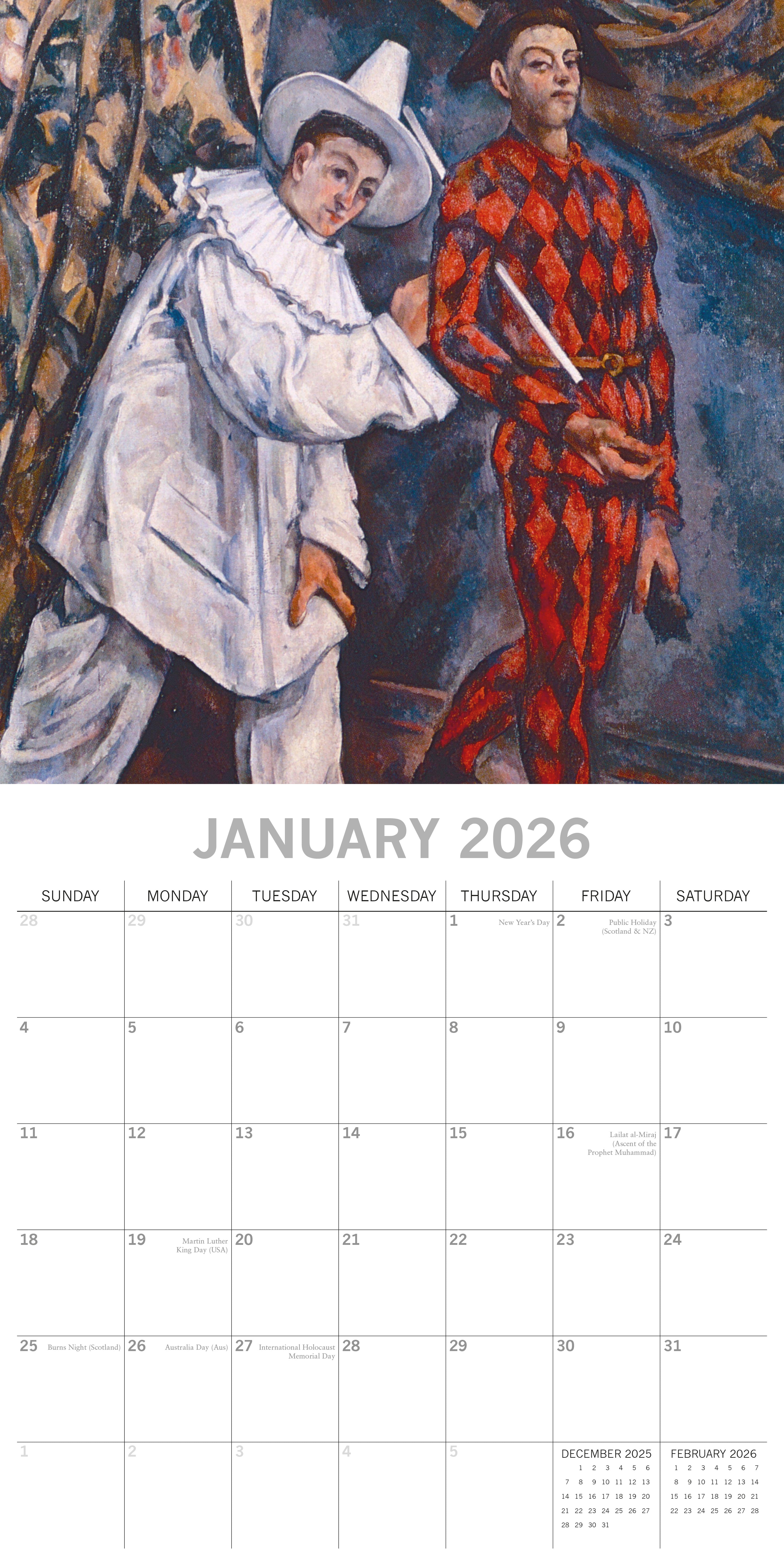 2026 Cezanne - Square Wall Calendar
