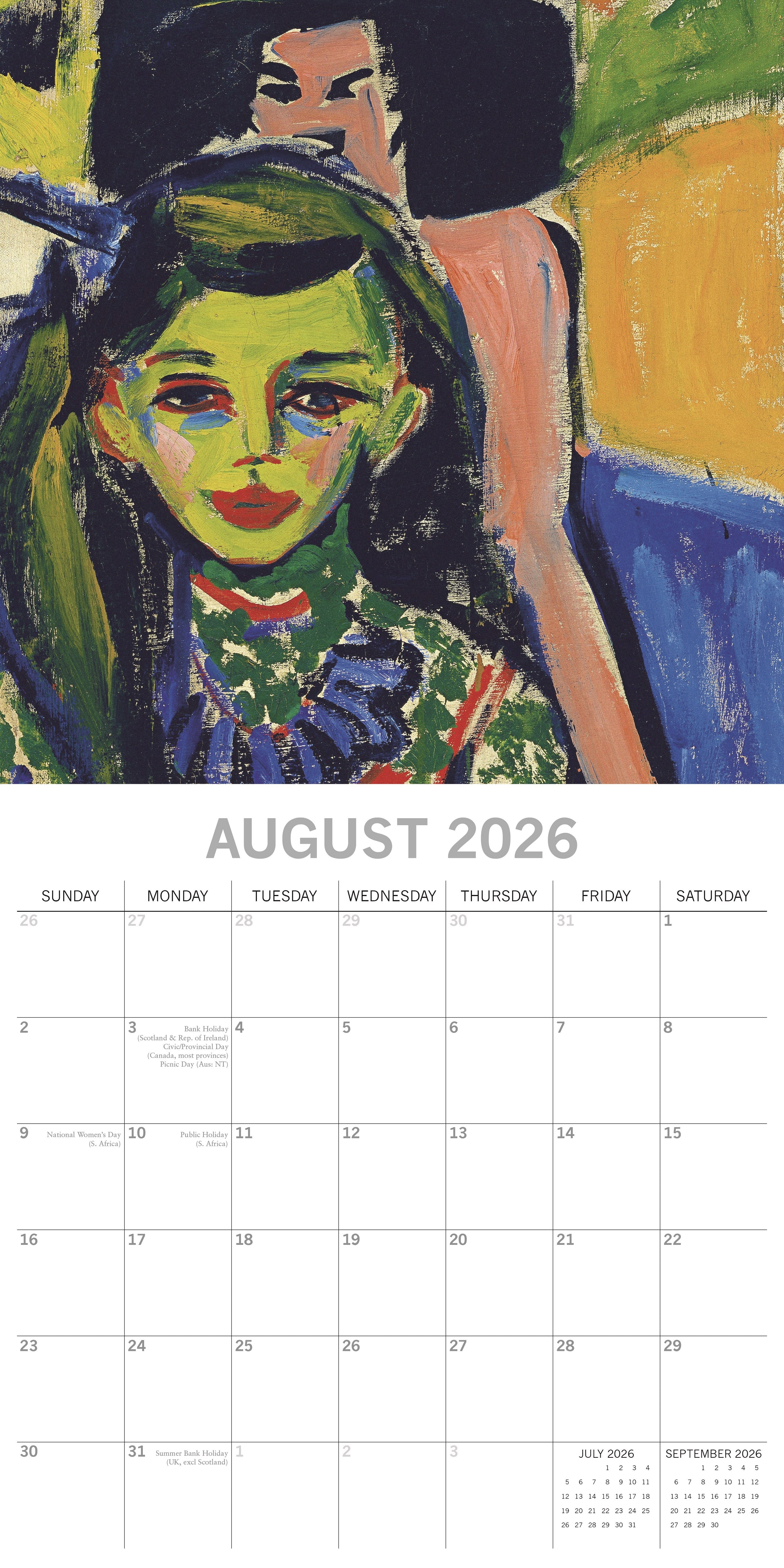 2026 Expressionists - Square Wall Calendar