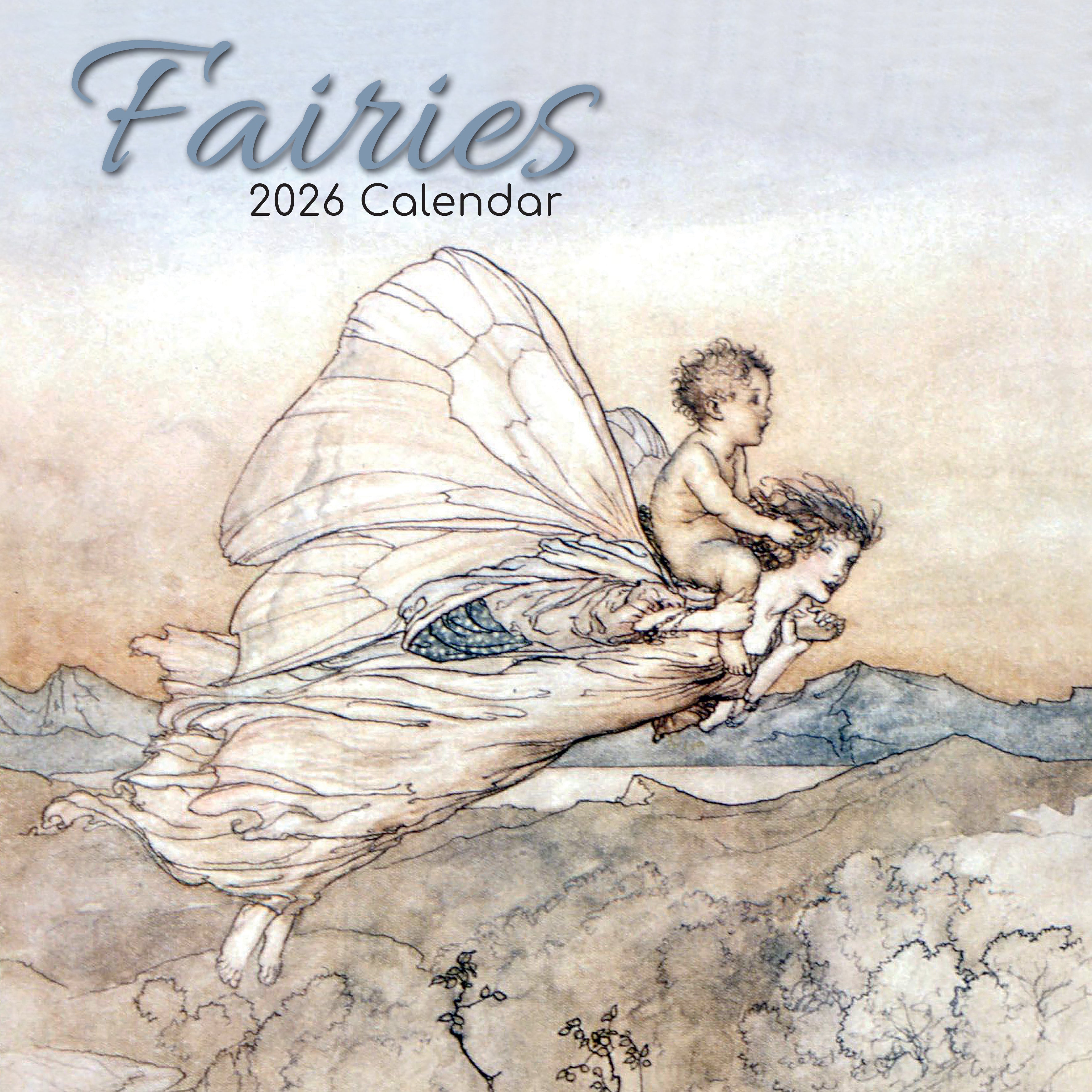 2026 Fairies - Square Wall Calendar