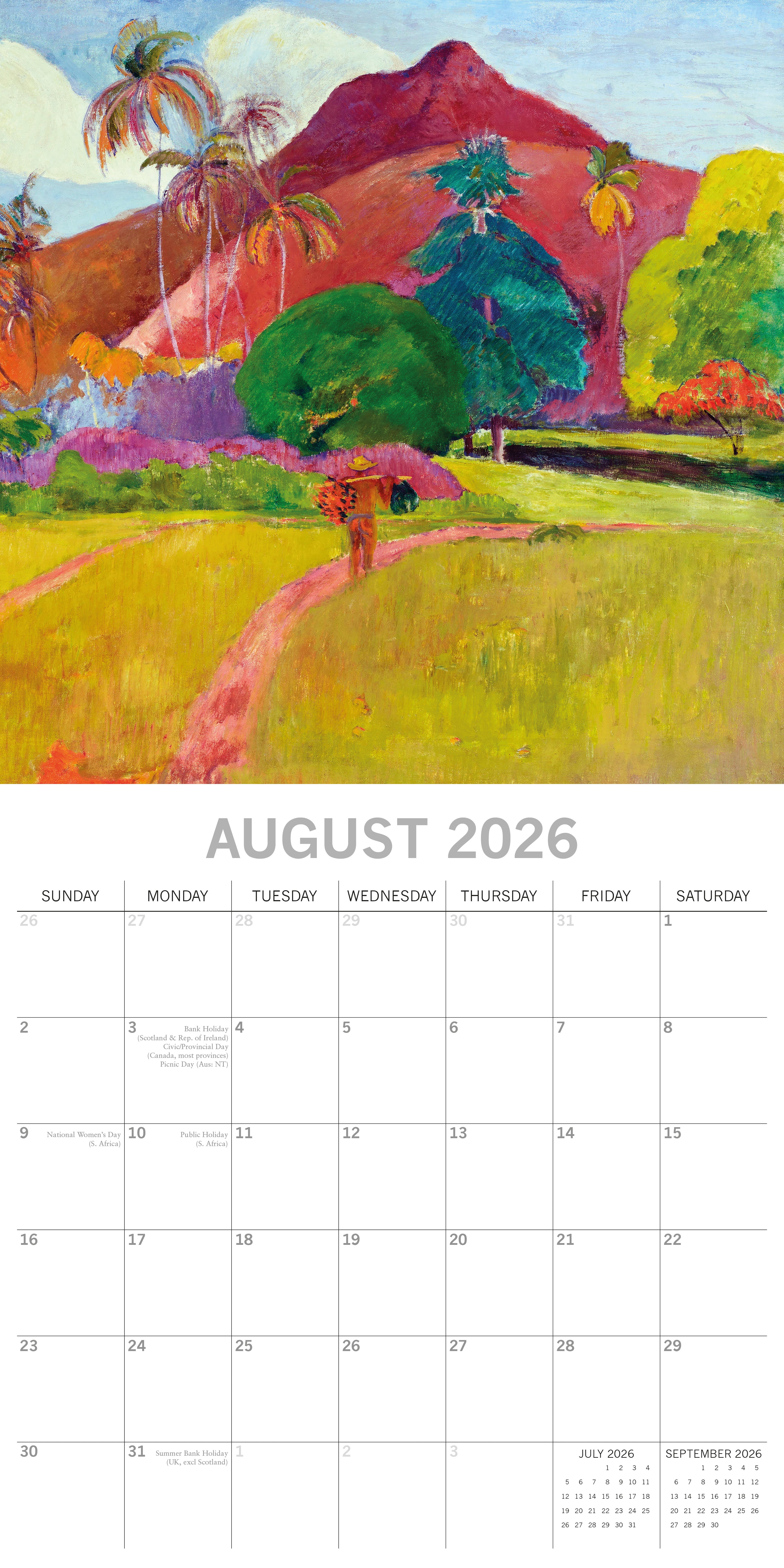 2026 Gauguin - Square Wall Calendar