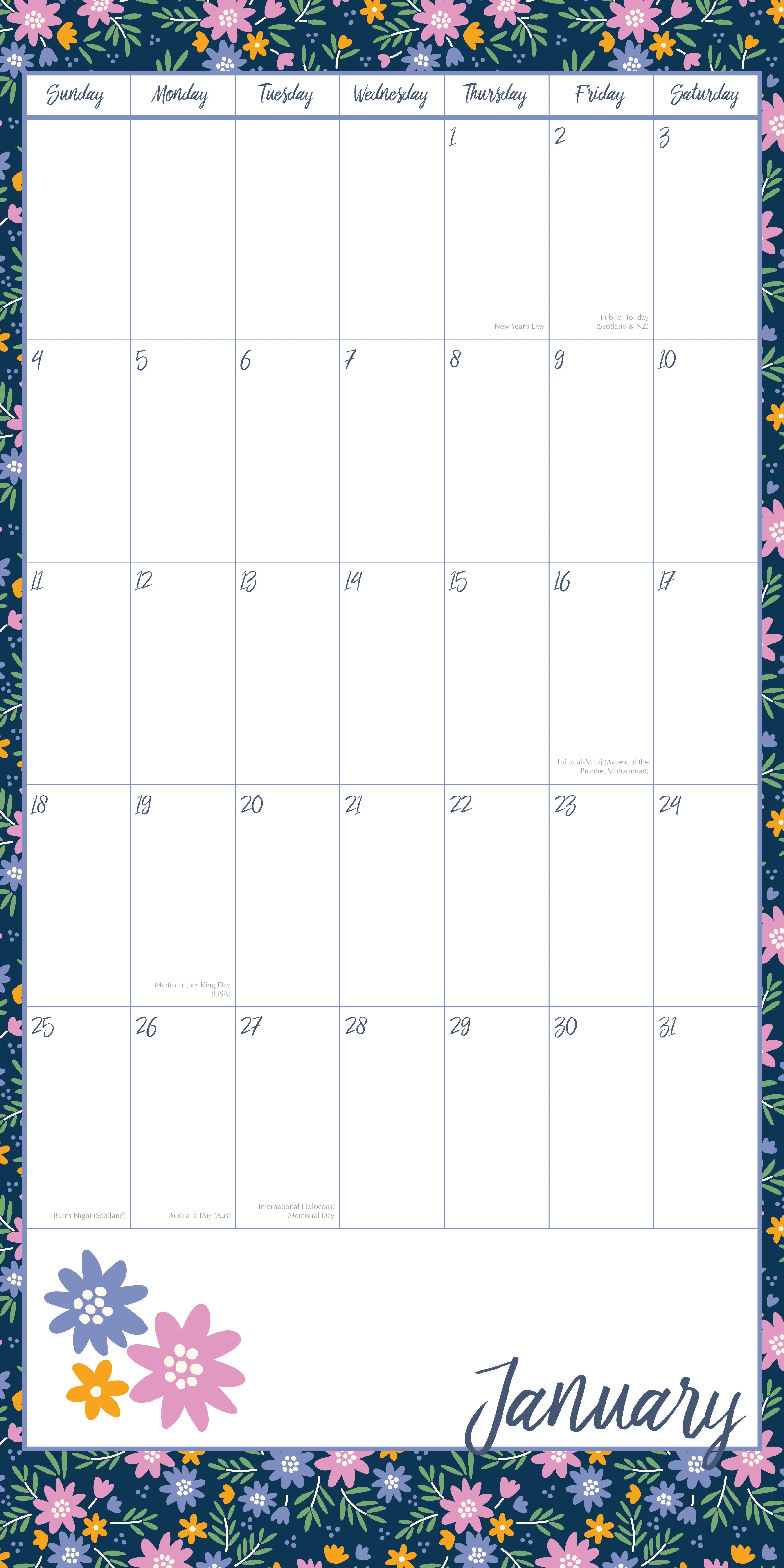 2026 Mum's Organiser - Square Wall Calendar