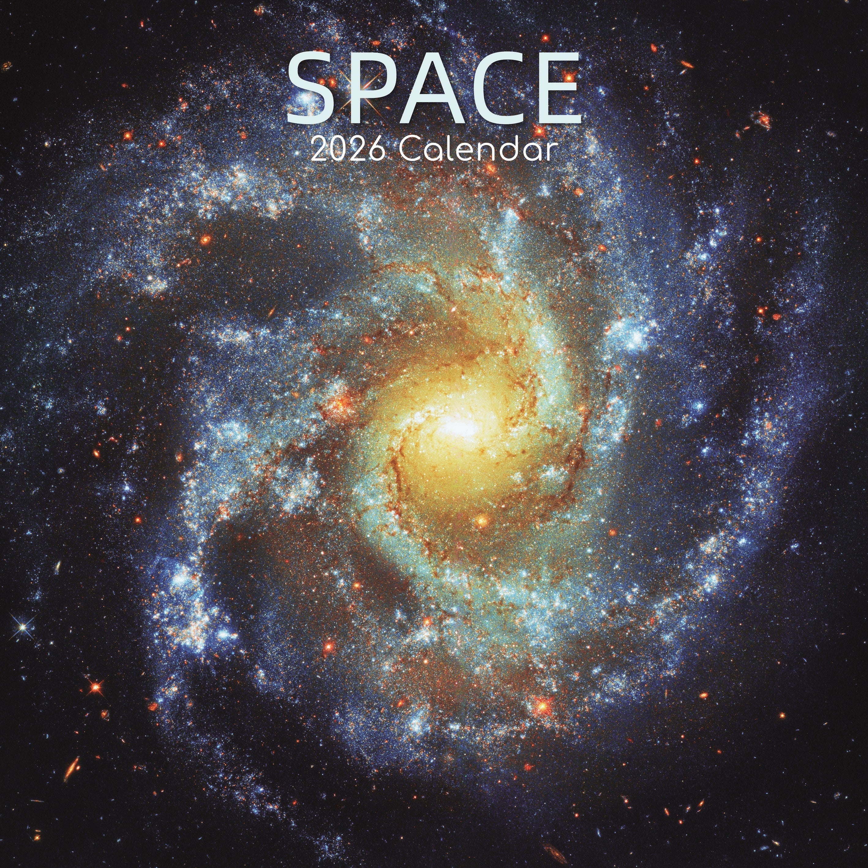 2026 Space - Square Wall Calendar
