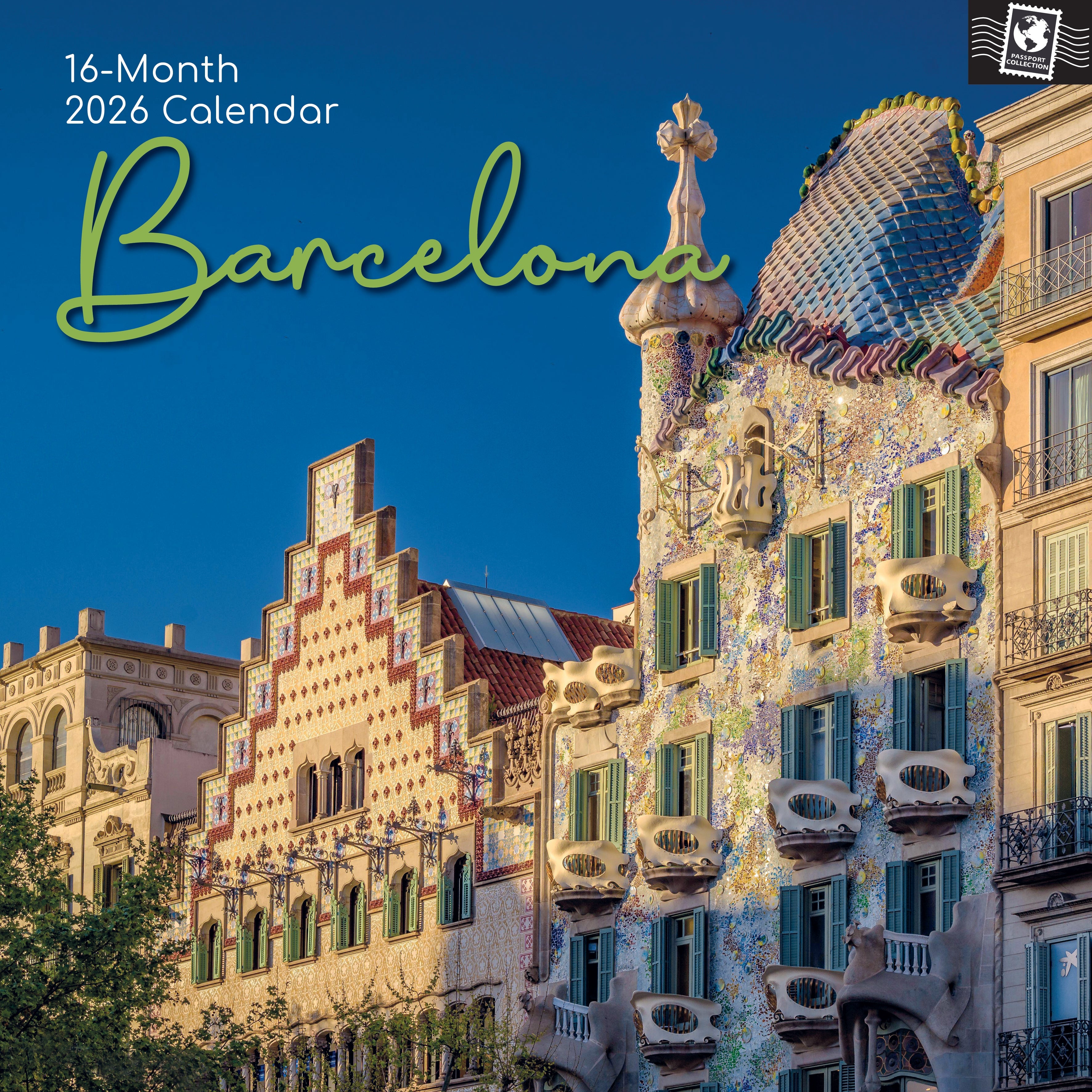 2026 Barcelona - Square Wall Calendar