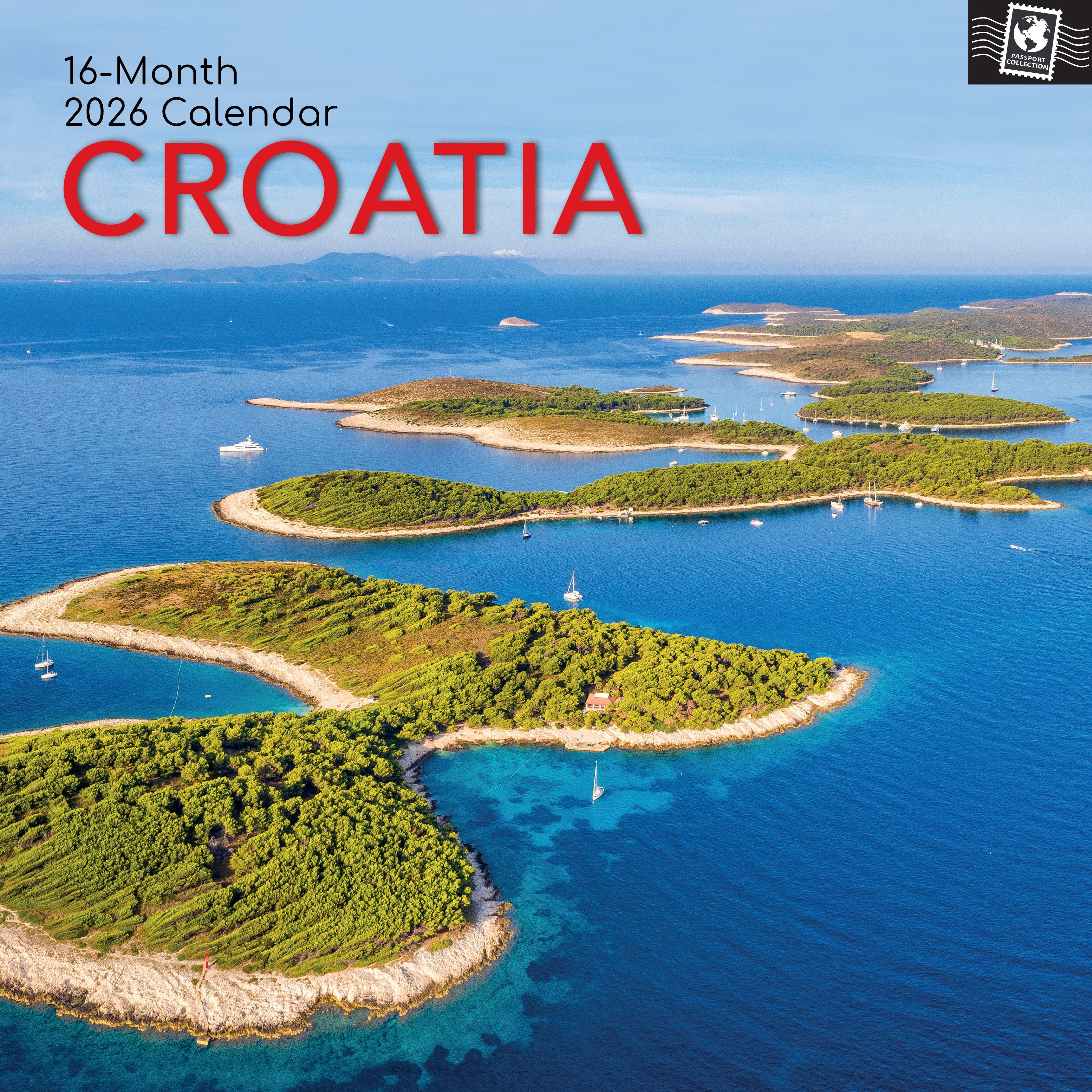 2026 Croatia - Square Wall Calendar