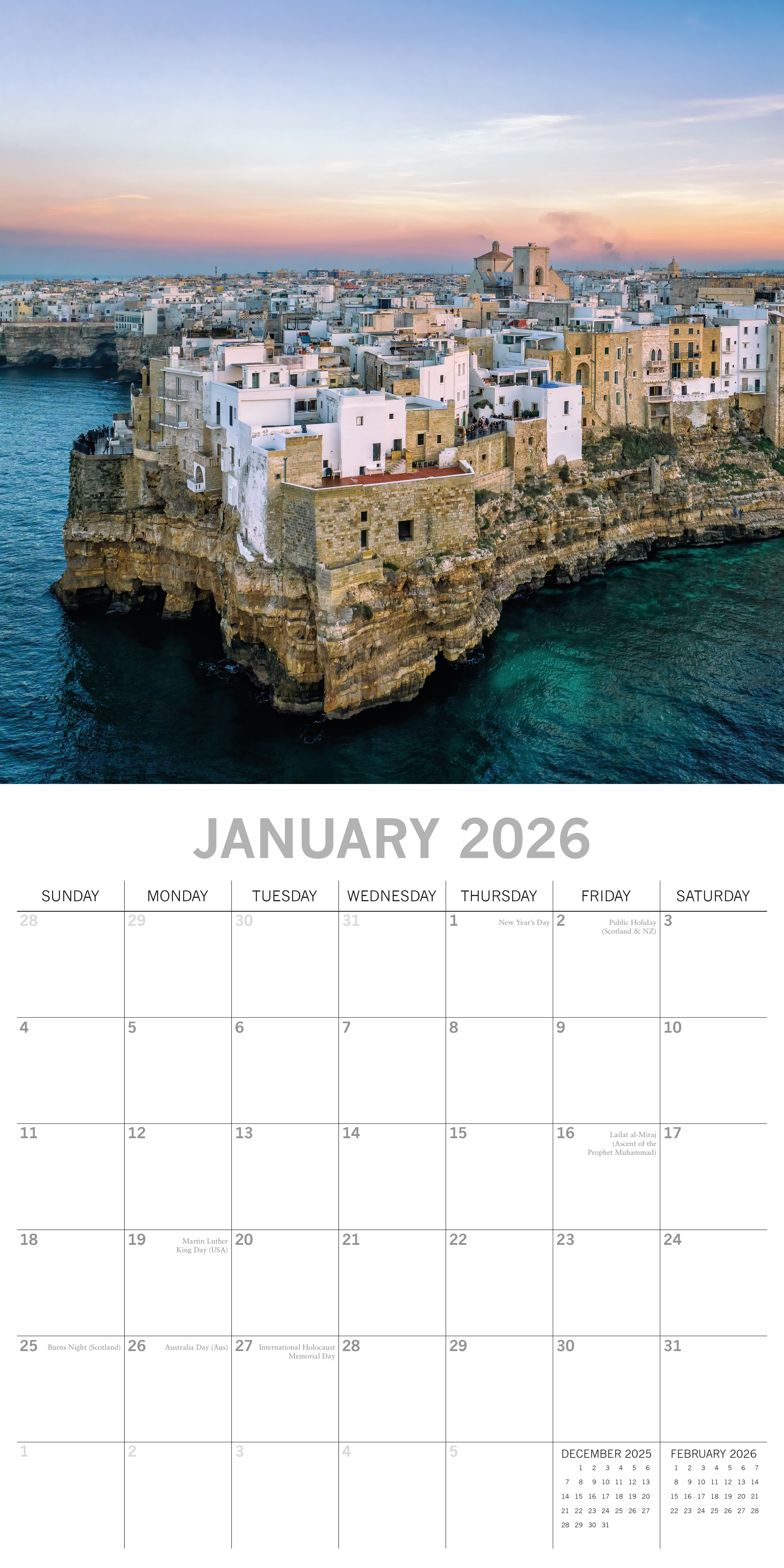 2026 Italy - Square Wall Calendar