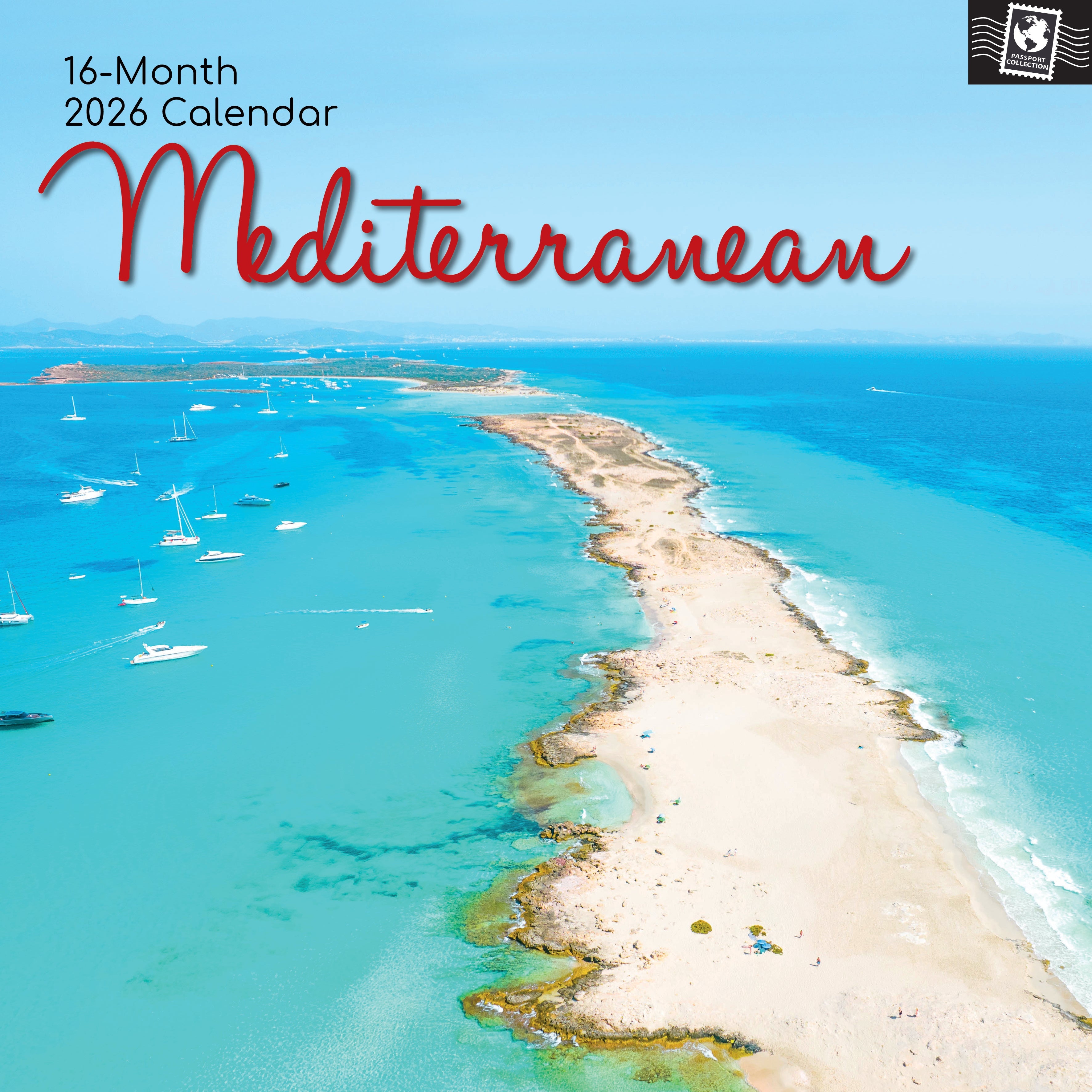 2026 Mediterranean - Square Wall Calendar