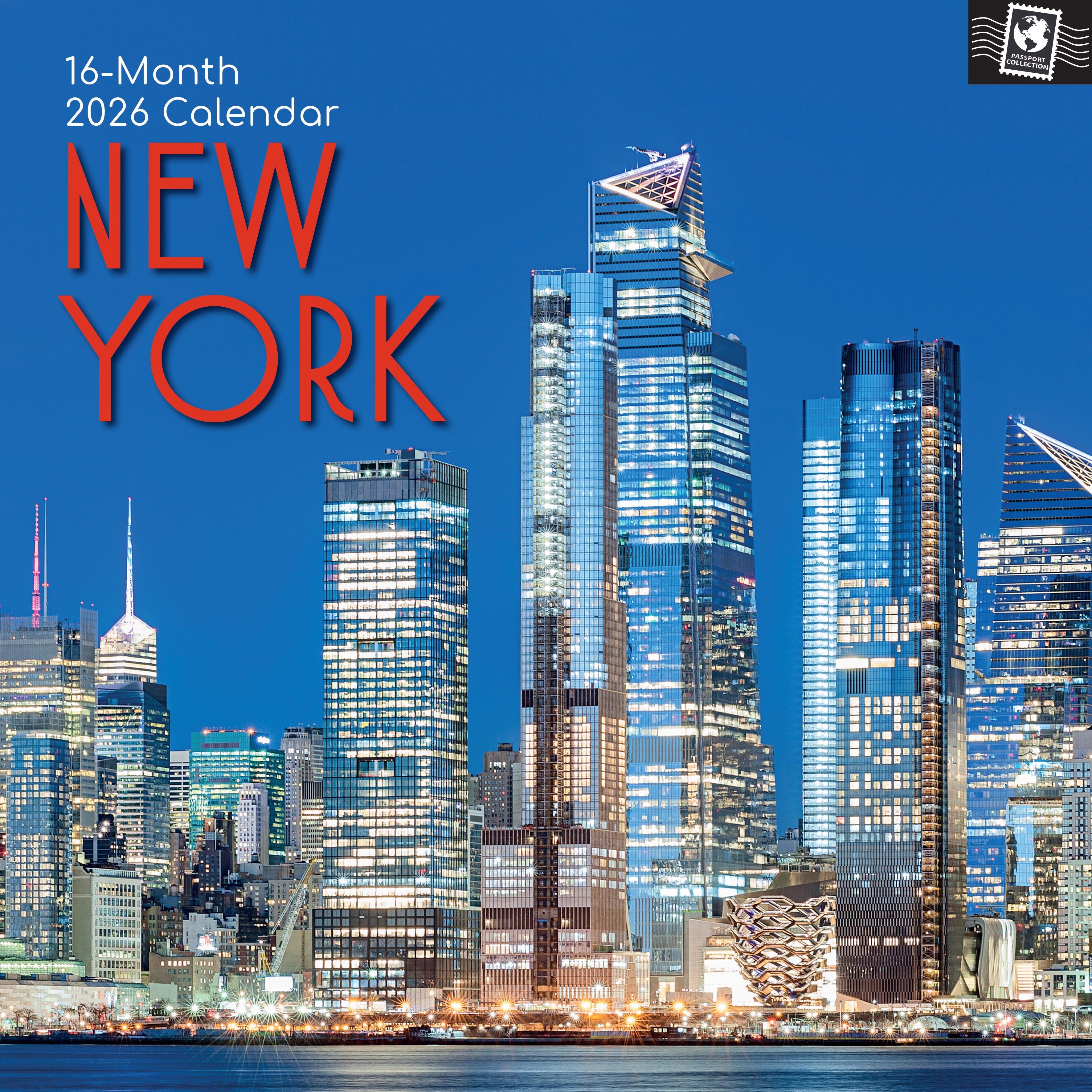 2026 New York - Square Wall Calendar