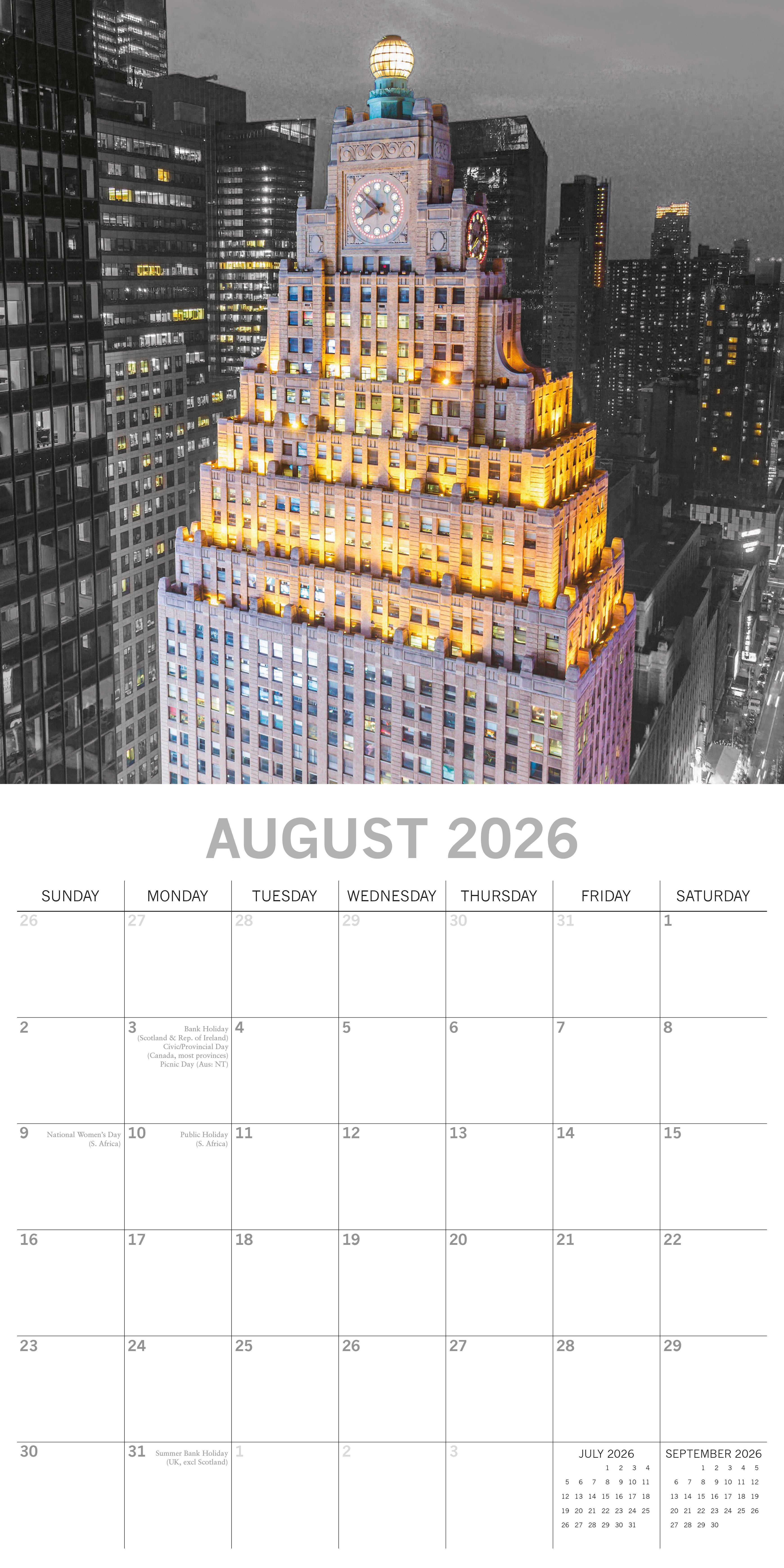 2026 New York Limelight - Square Wall Calendar