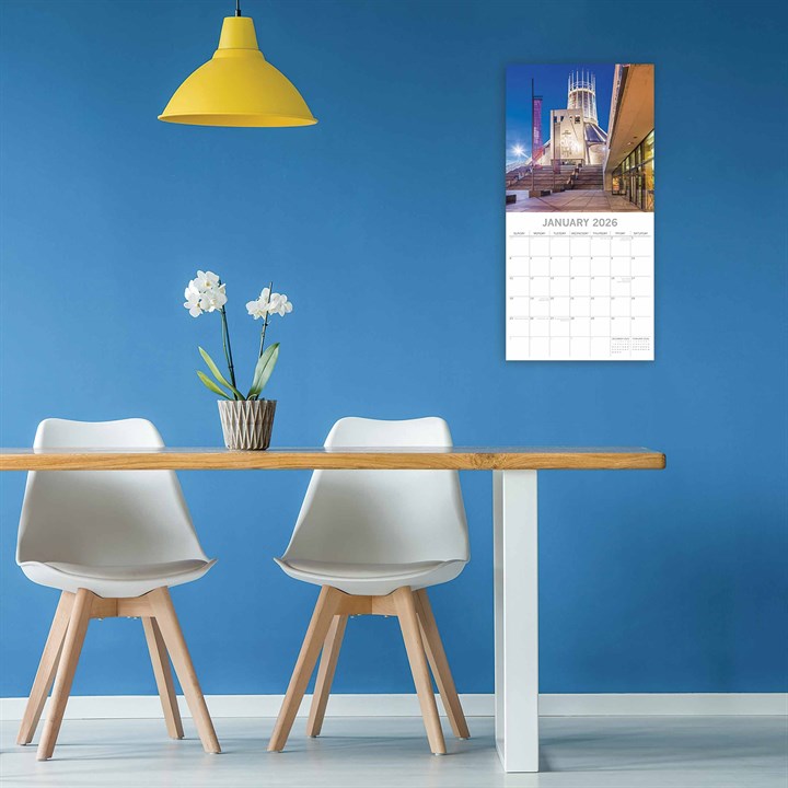 2026 Liverpool - Square Wall Calendar