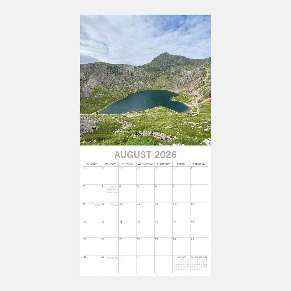 2026 Wales - Square Wall Calendar