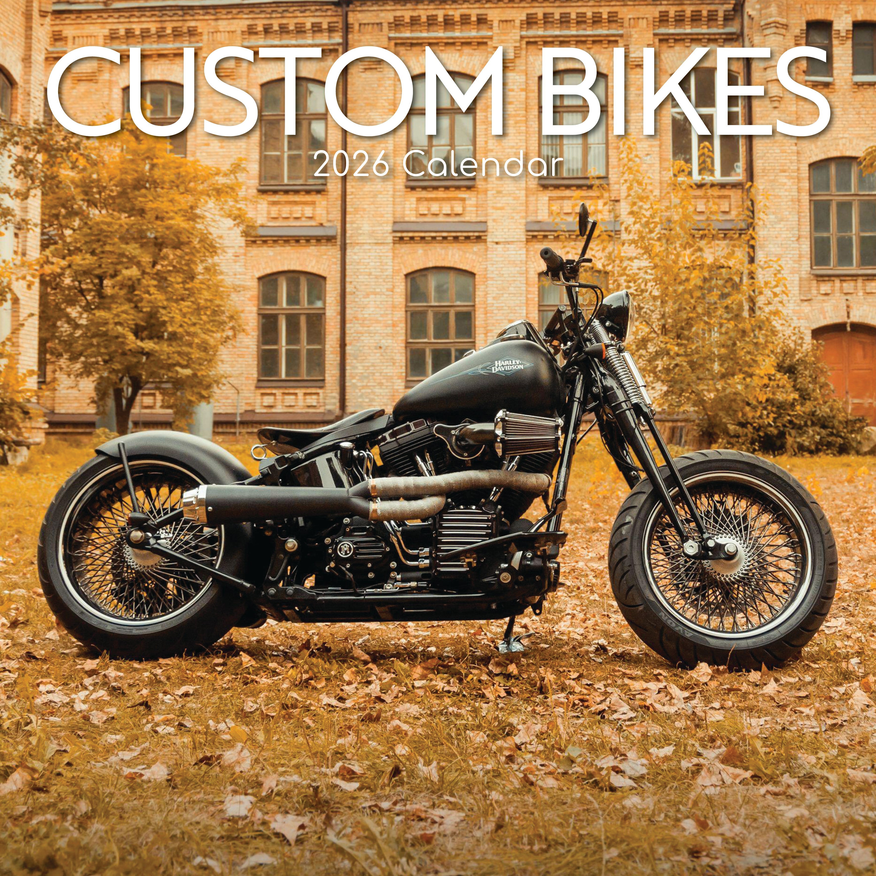 2026 Custom Bikes - Square Wall Calendar