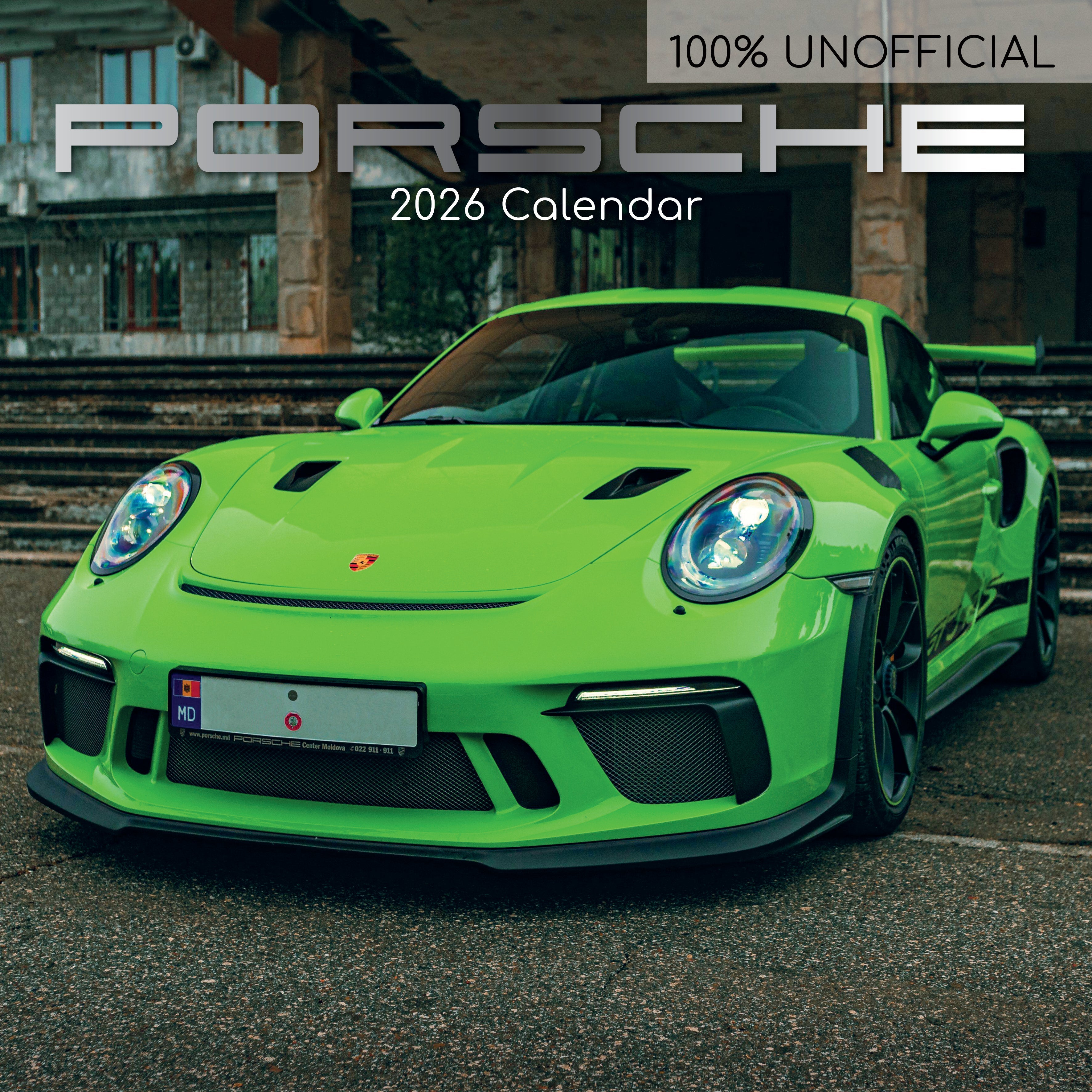 2026 Porsche - Square Wall Calendar