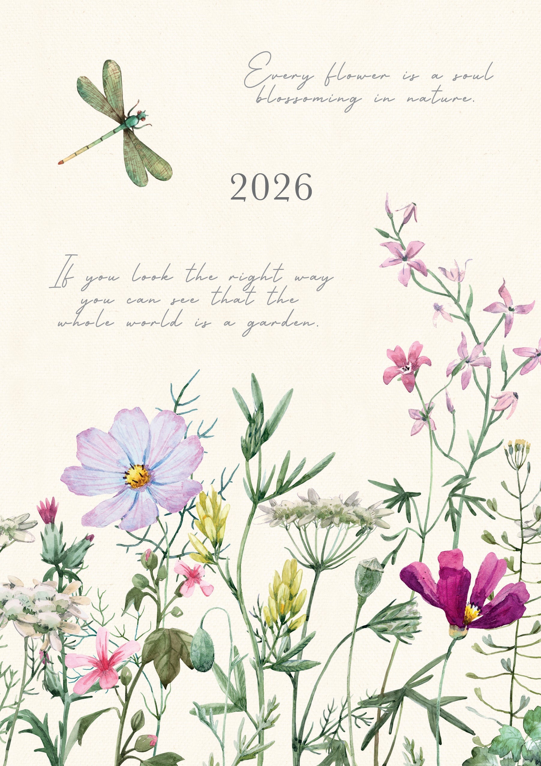 2026 Wild Harmony - Weekly Diary/Planner