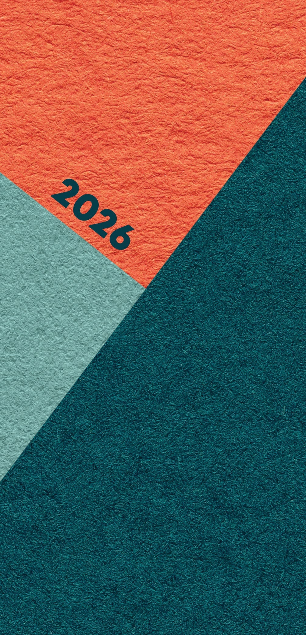 2026 Bold Accents - Weekly Pocket Diary/Planner