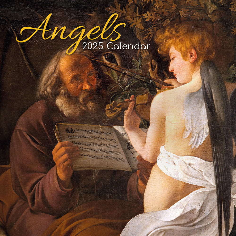 2025 Angels - Square Wall Calendar