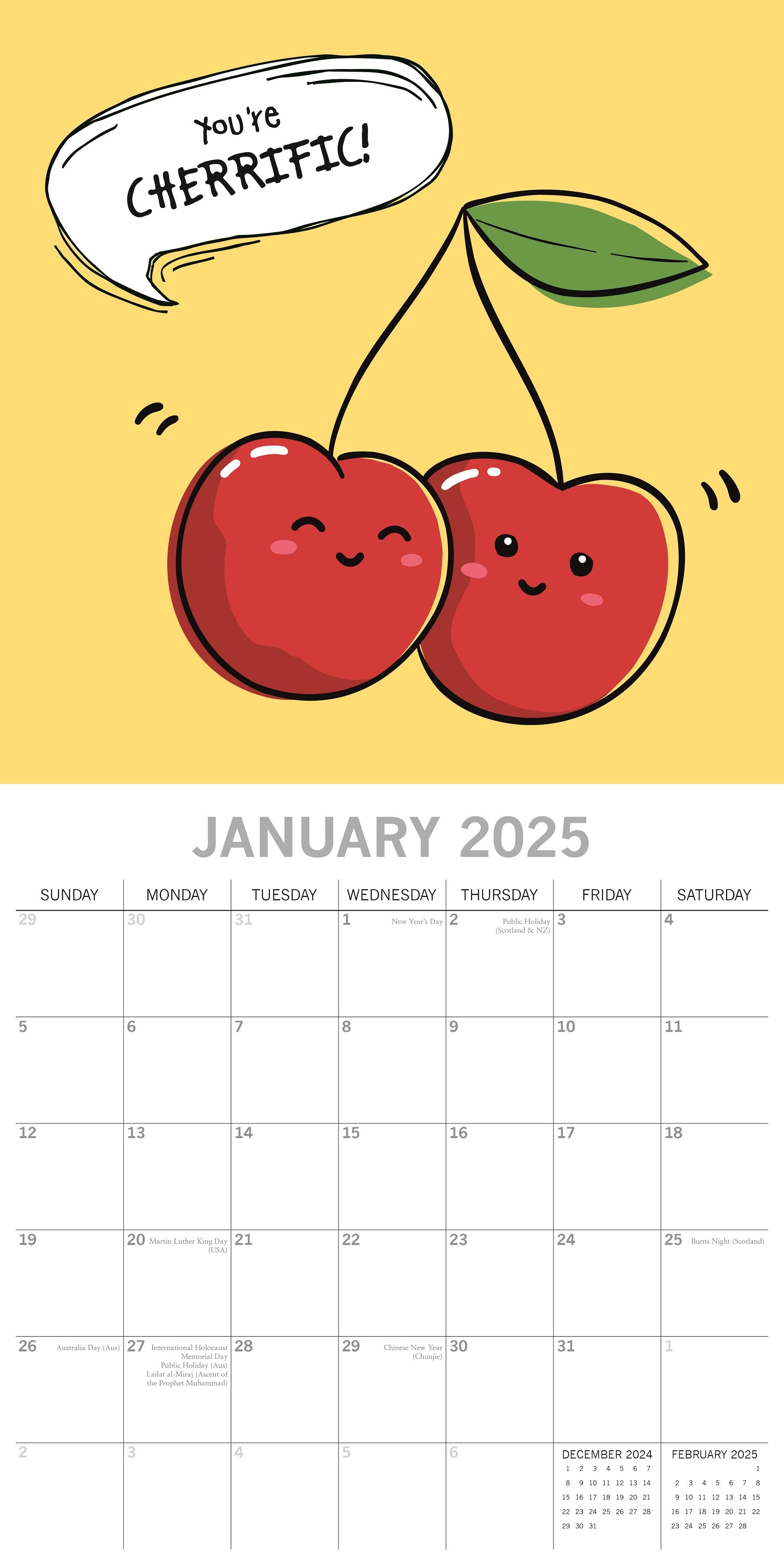 2025 Avo Great Day - Square Wall Calendar