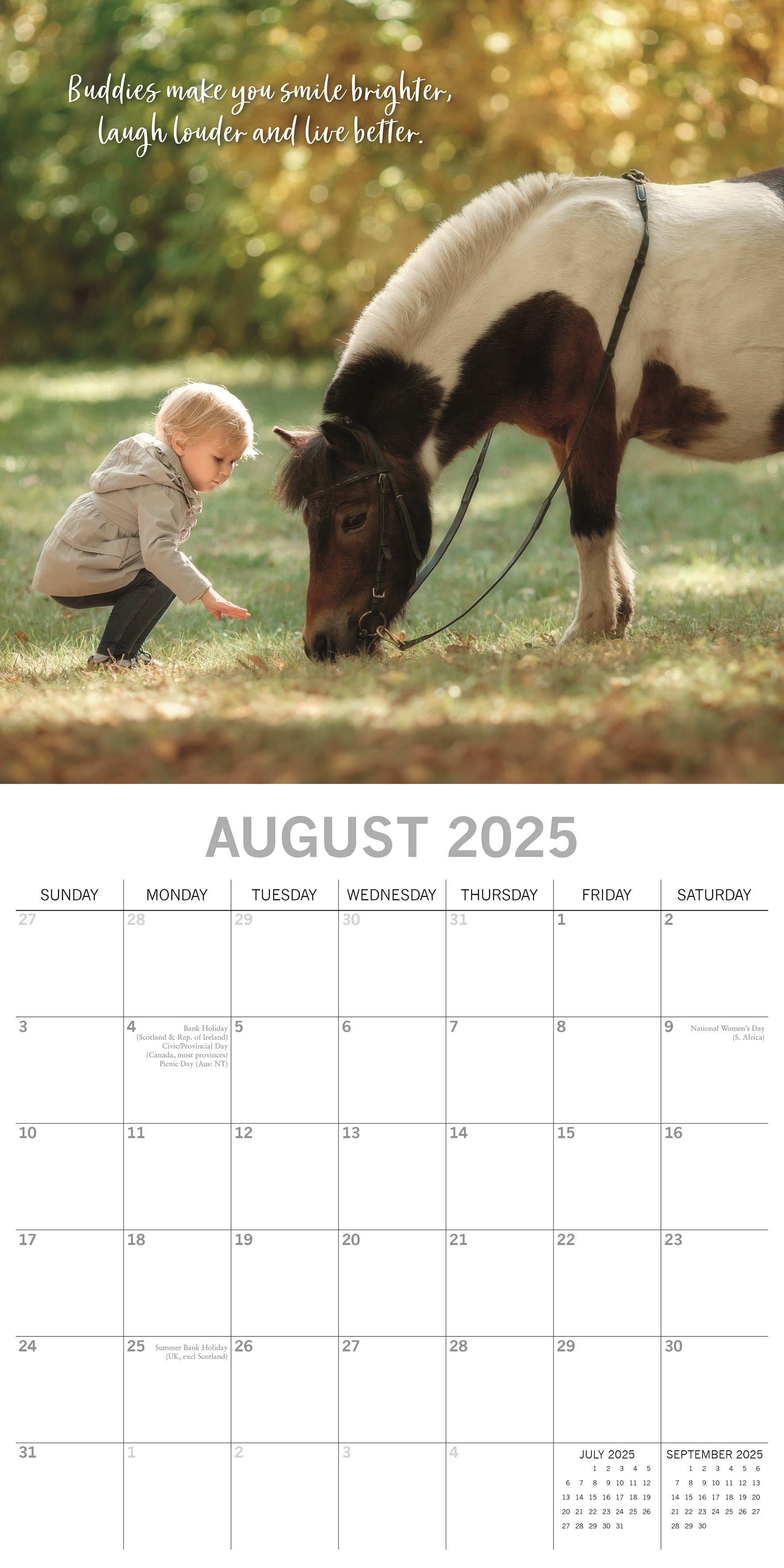 2025 Best Buddies - Square Wall Calendar