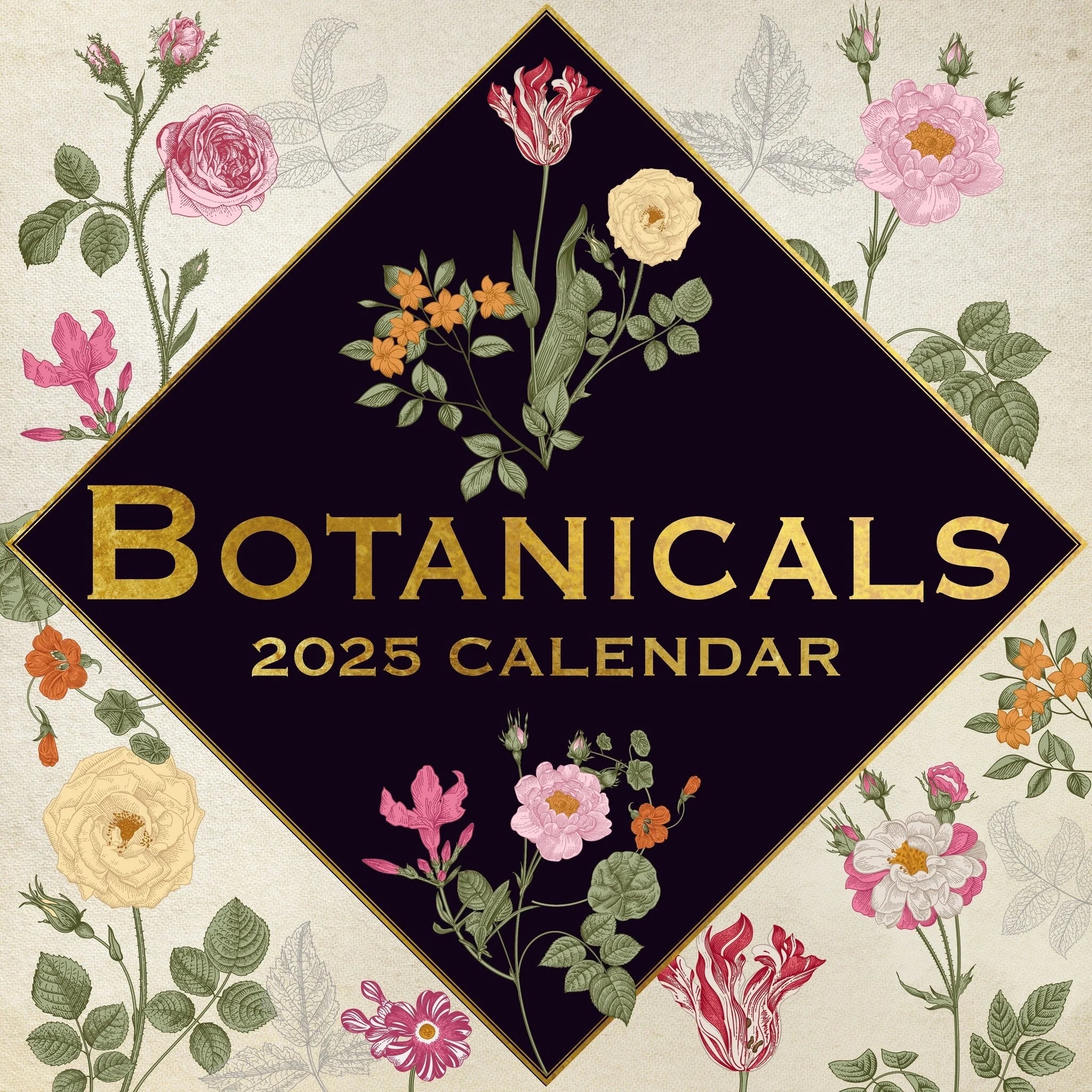 2025 Botanicals - Square Wall Calendar