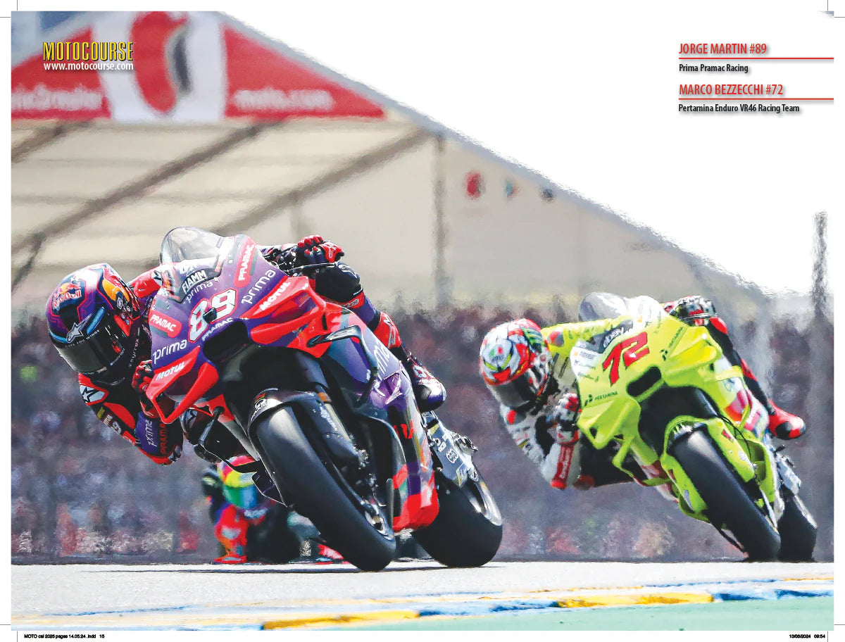 2025 Motocourse Grand Prix & Superbike - Deluxe Wall Calendar