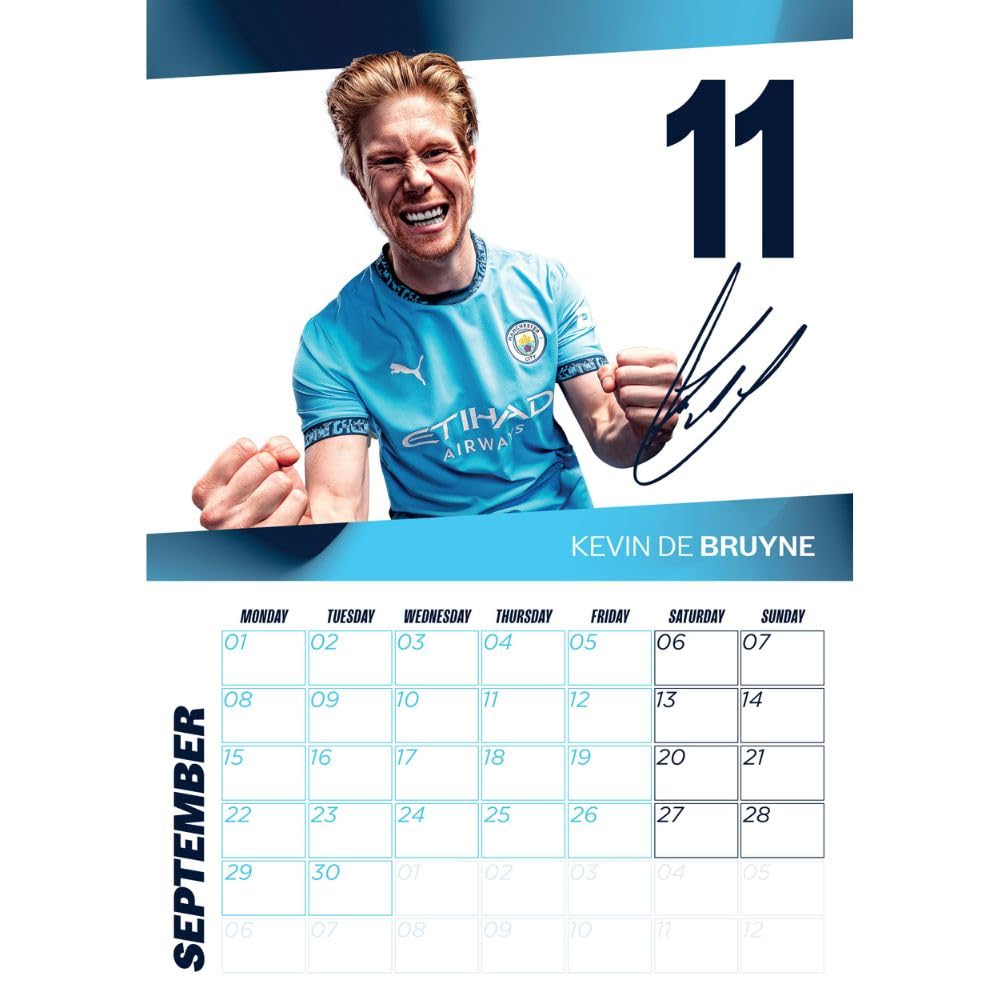 2025 Manchester City Fc - A3 Wall Calendar