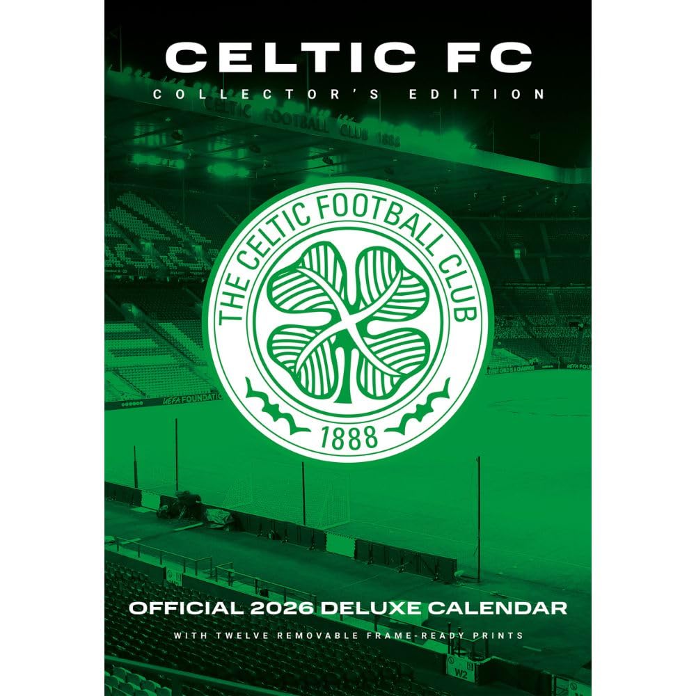 2026 Celtic FC - A3 Deluxe Wall Calendar