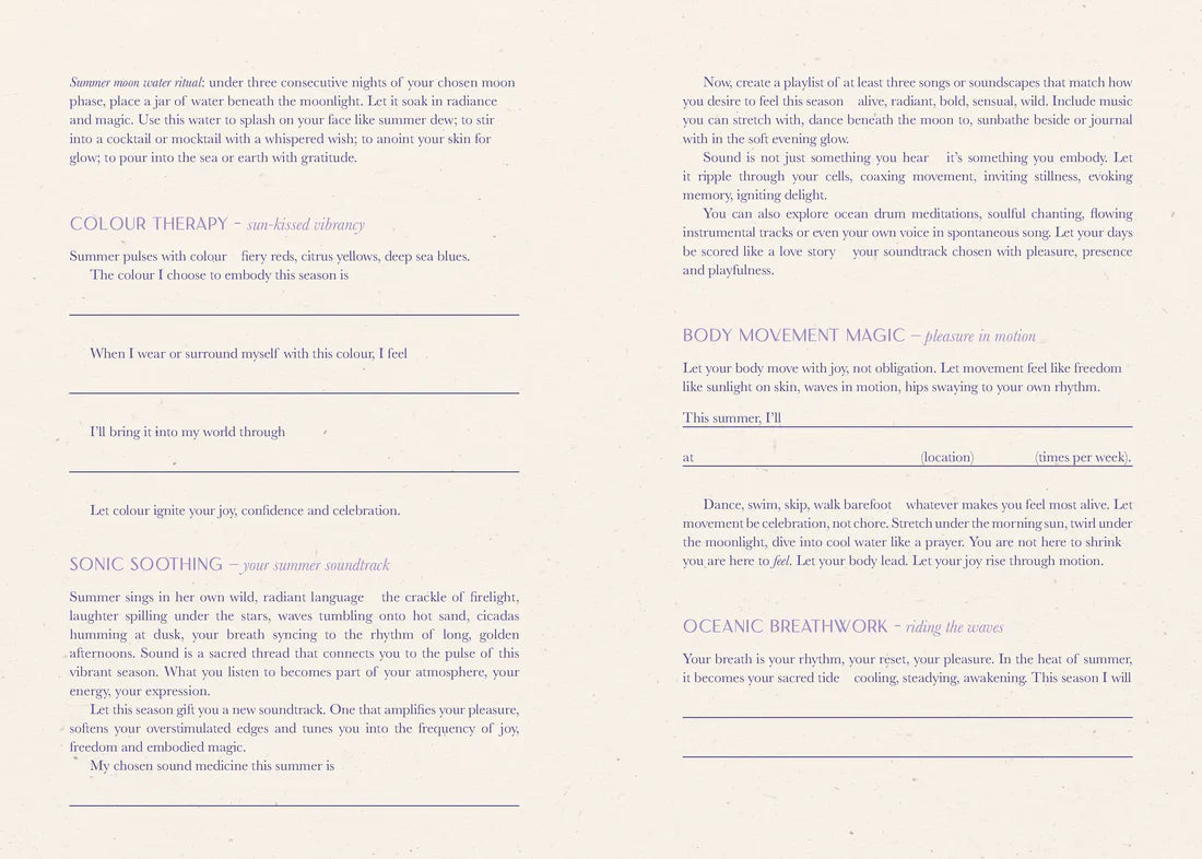 2027 Moon Goddess Diary - Southern Hemisphere - Weekly Diary/Planner
