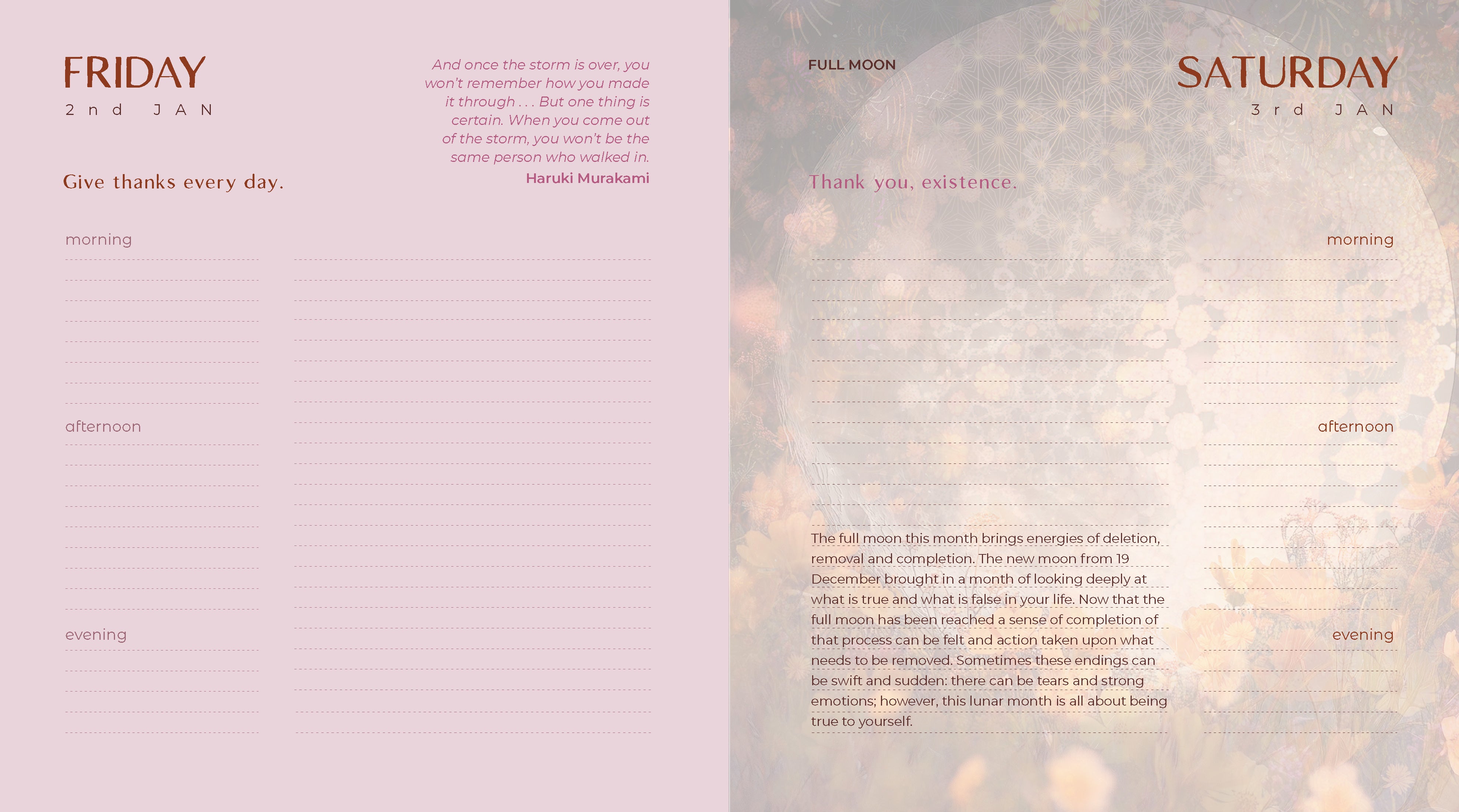 2026 Gratitude by Melanie Spears - Daily Diary/Planner