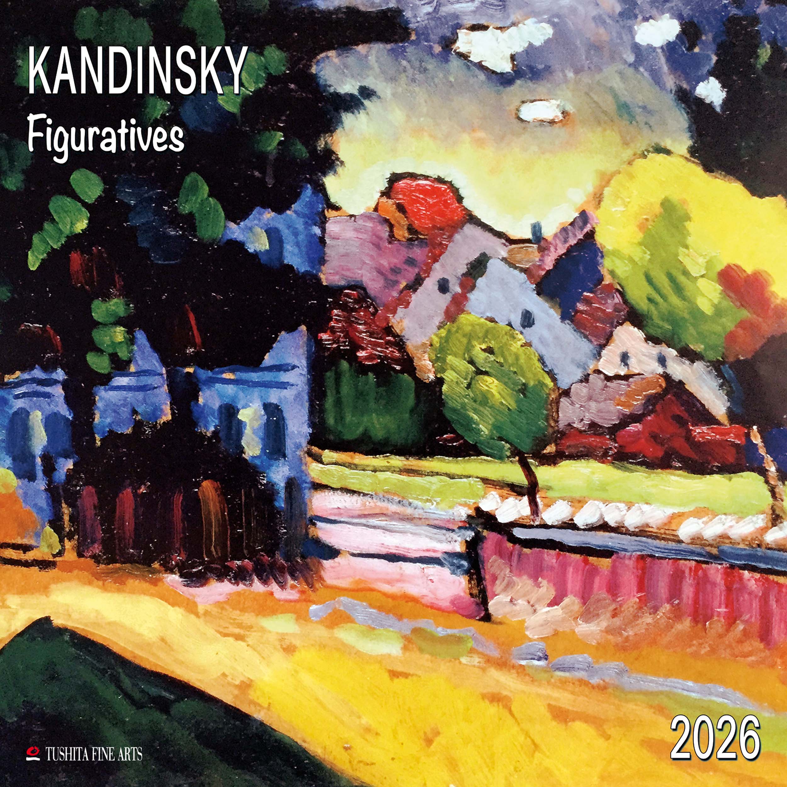2026 Kandinsky Figuratives - Square Wall Calendar
