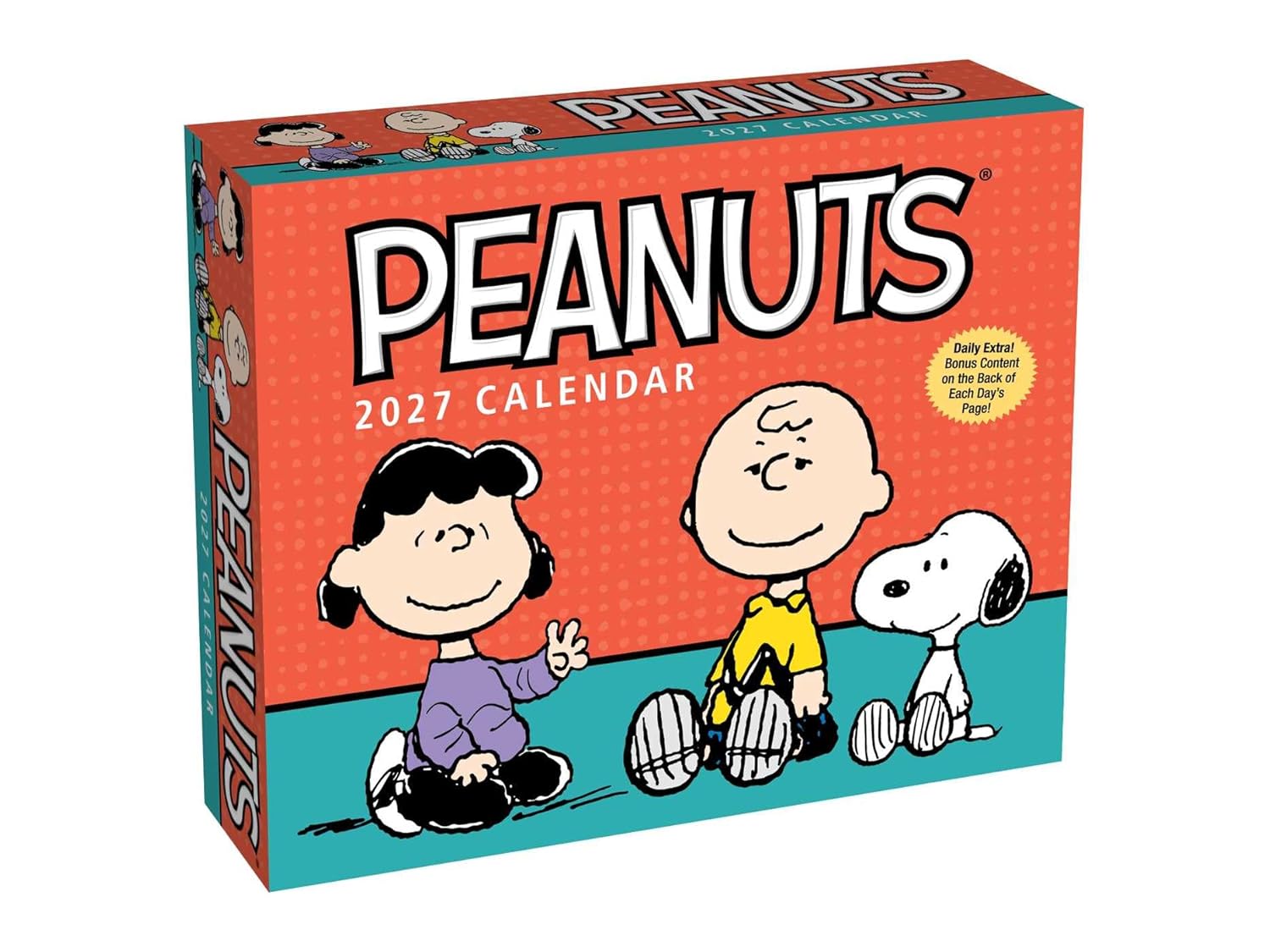 2027 Peanuts - Daily Boxed Page-A-Day Calendar
