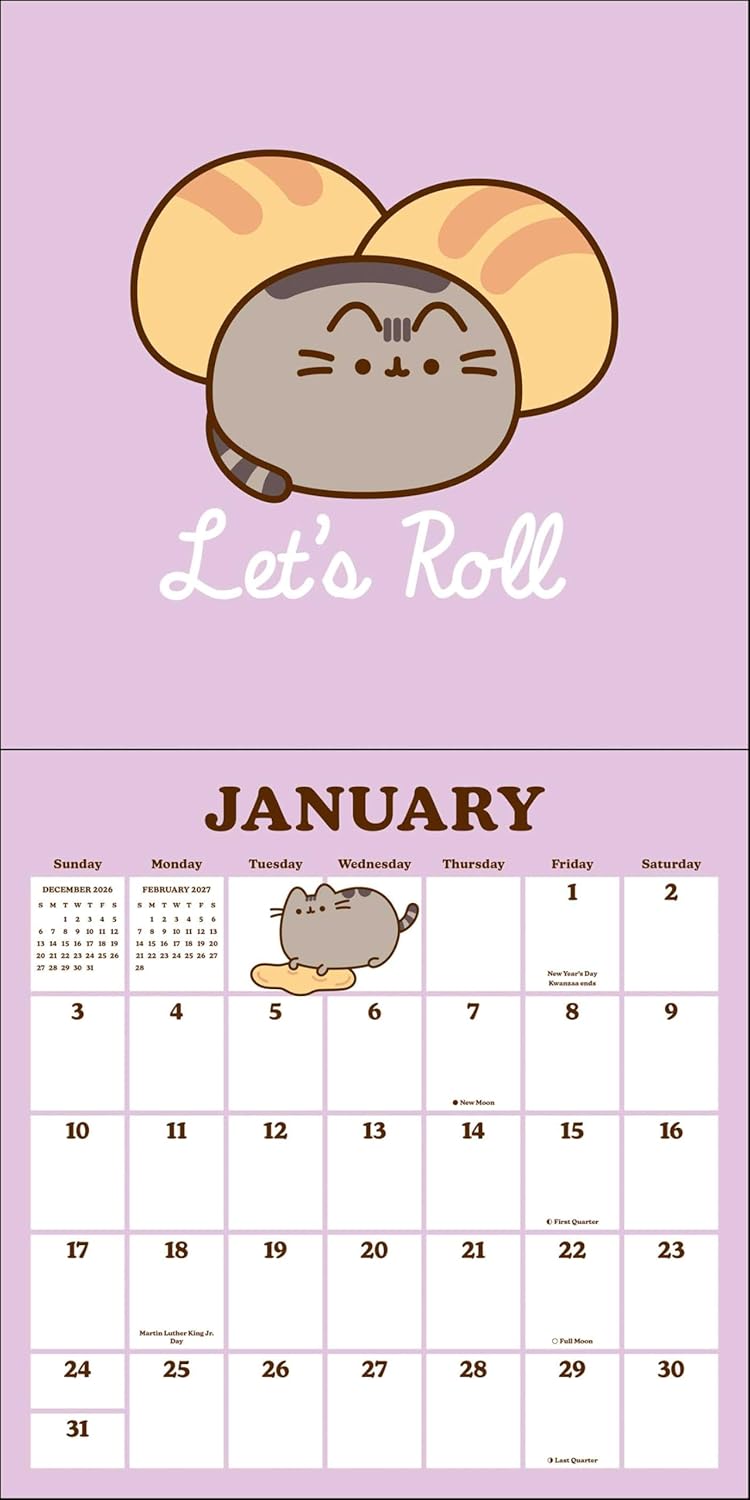 2027 Pusheen - Square Wall Calendar