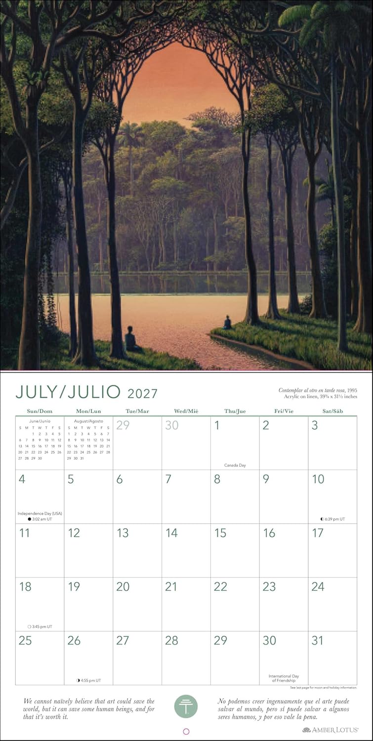 2027 Forest Meditations: Tomas Sanchez - Square Wall Calendar